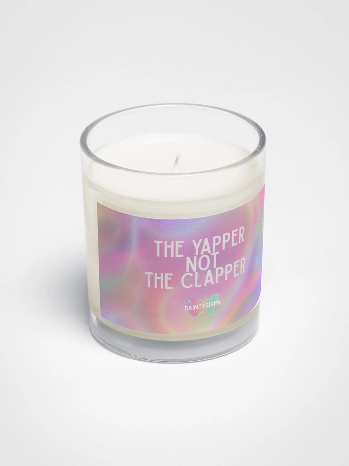 The Yapper Not The Clapper Candle product image (2)