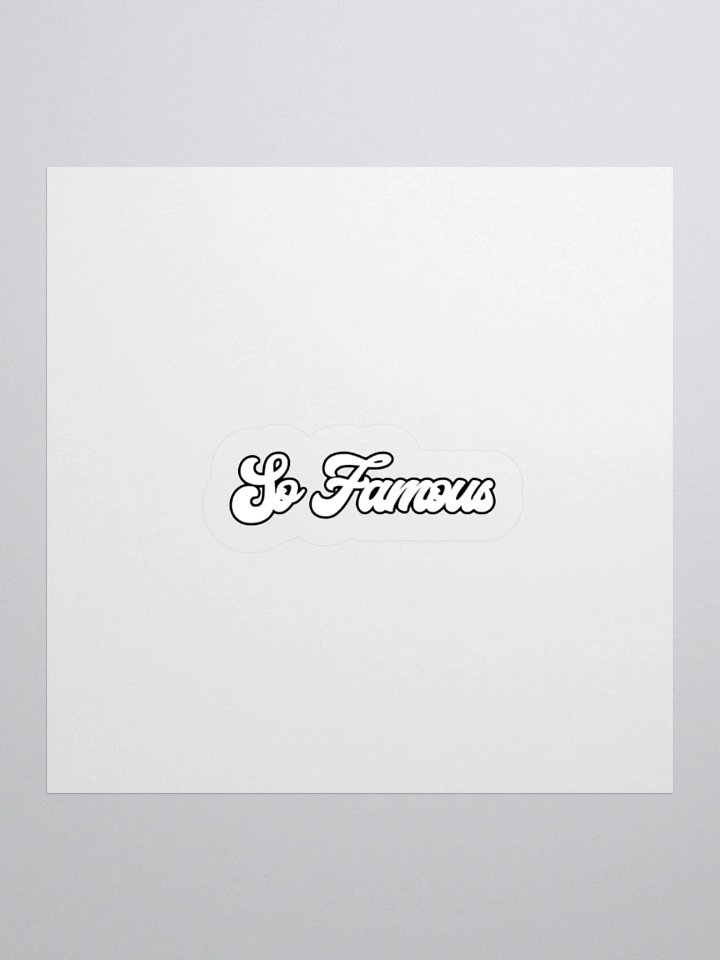 So Famous Stickers product image (3)