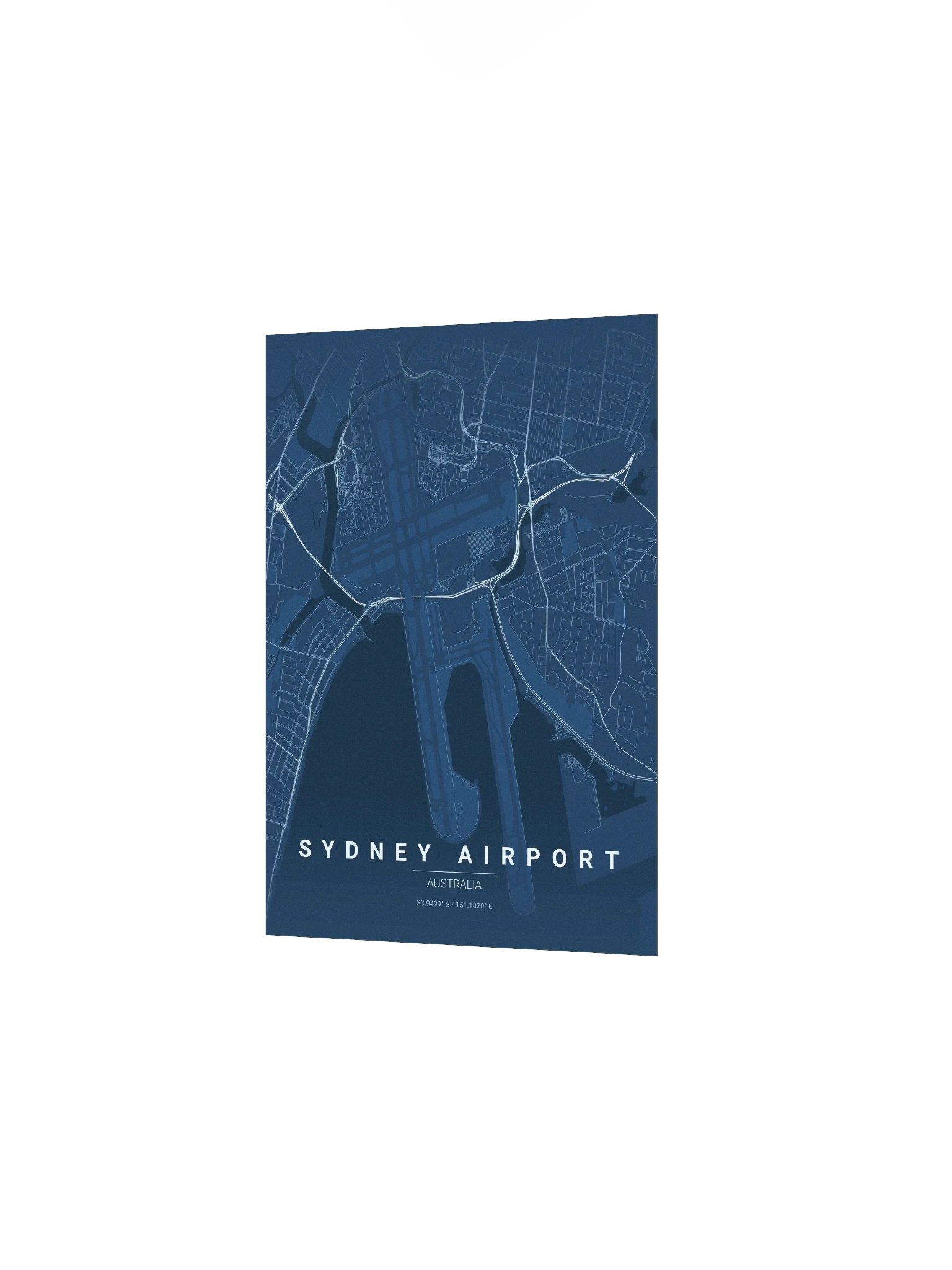 Sydney Airport Blueprint Poster product image (5)