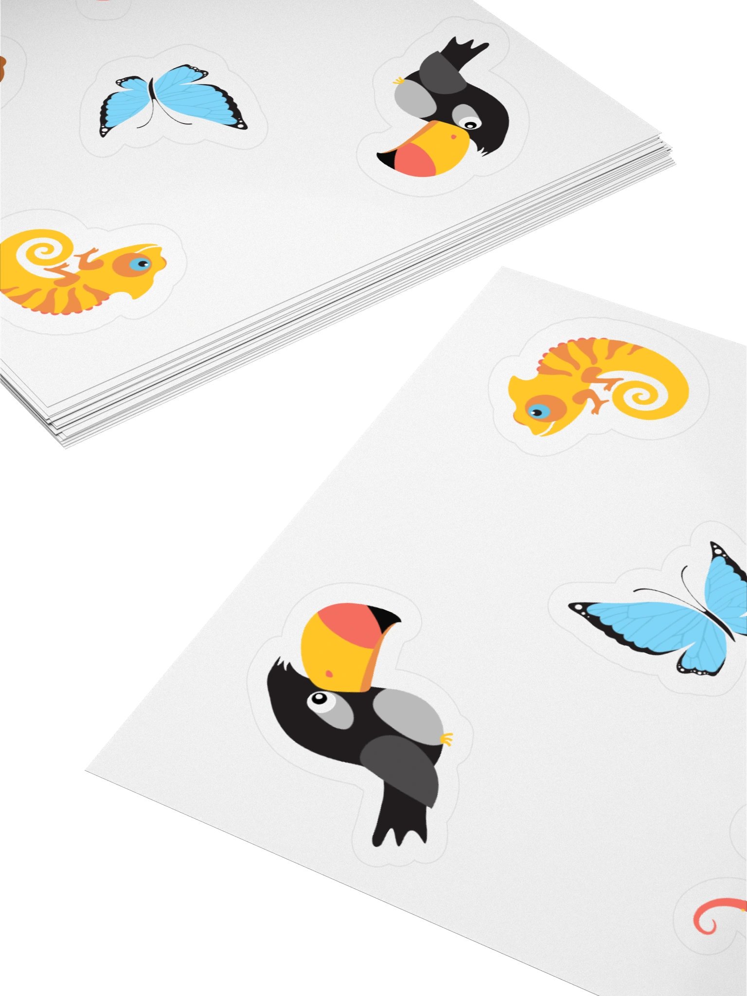 Rainforest Animal Sticker Set product image (4)