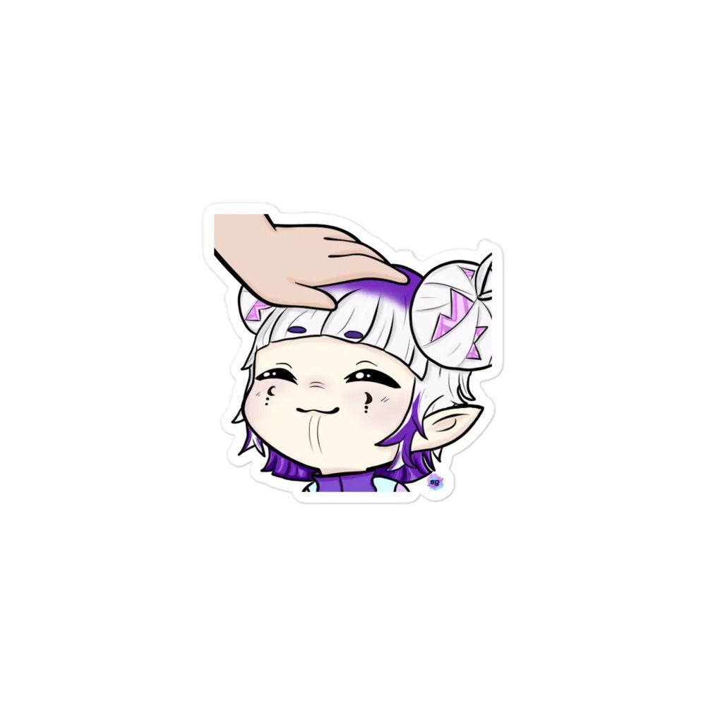 SilverGemini - Headpat Magnet product image (1)