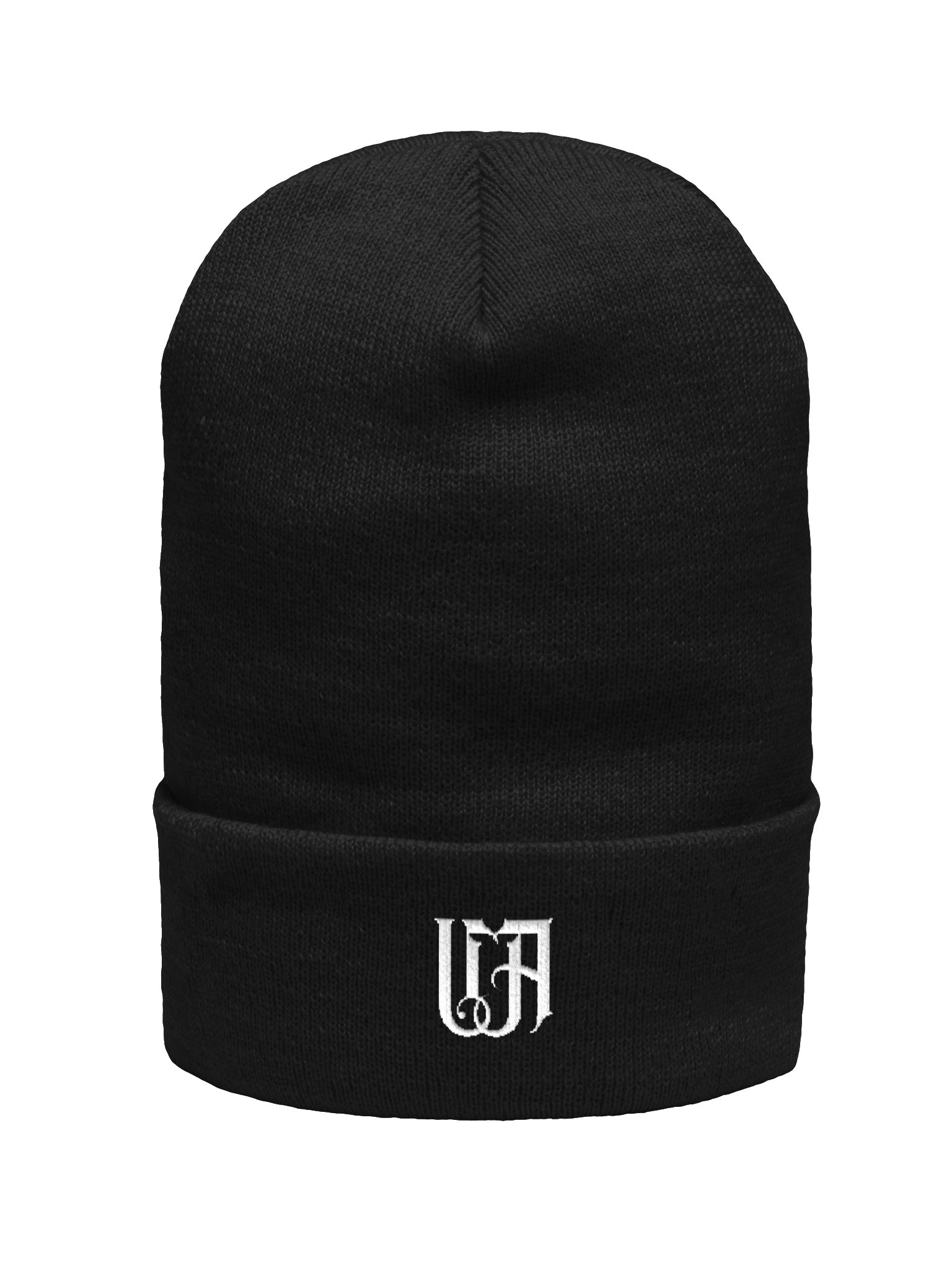 Afterhours Beanie — Black / White Logo (Unisex) product image (1)