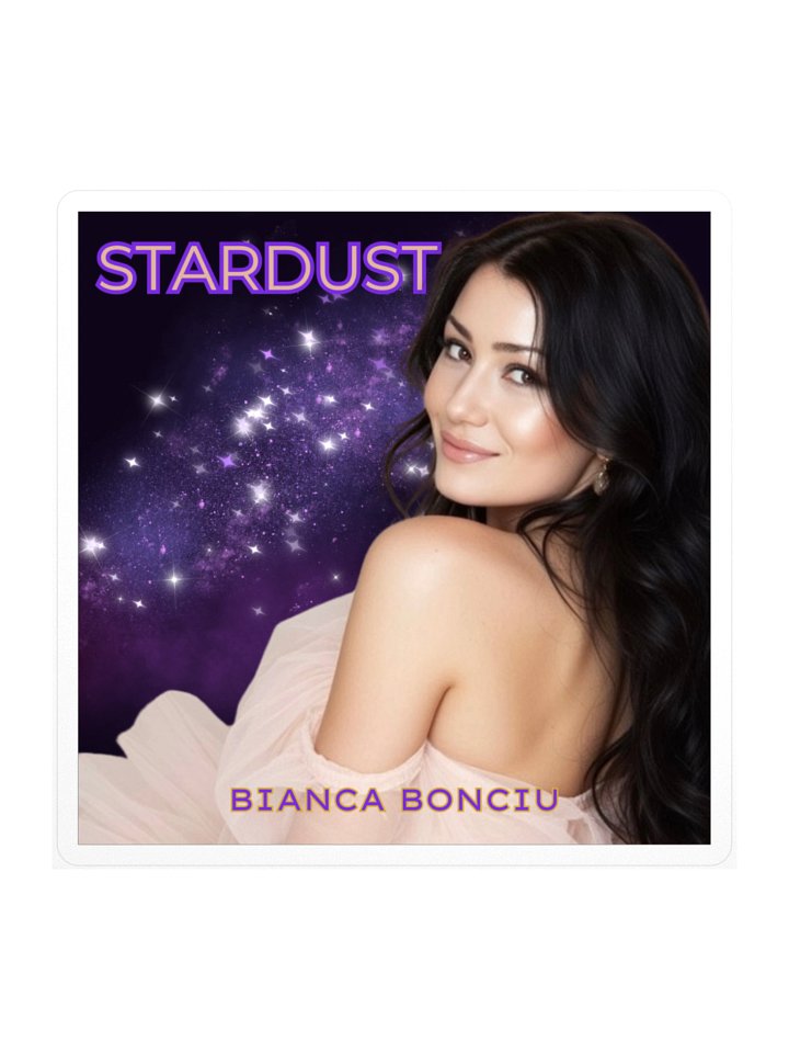 Stardust Album Cover Sticker – Bianca Bonciu Official Music Merch product image (1)