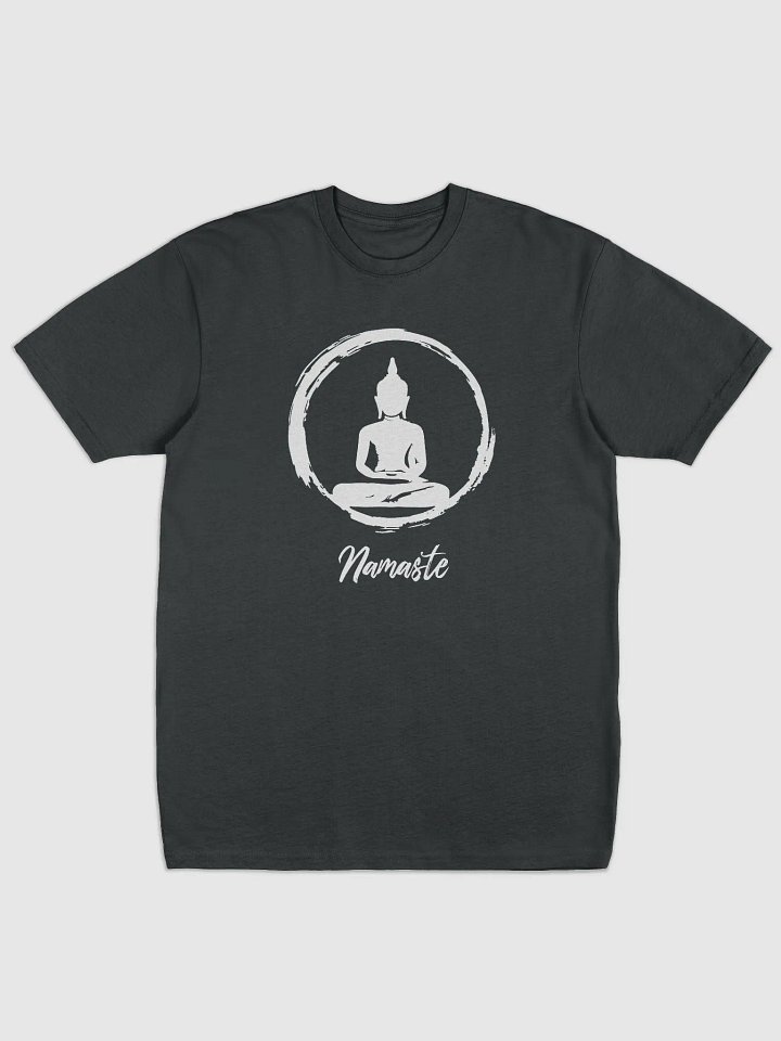 Namaste with buddha printed t-shirts product image (2)