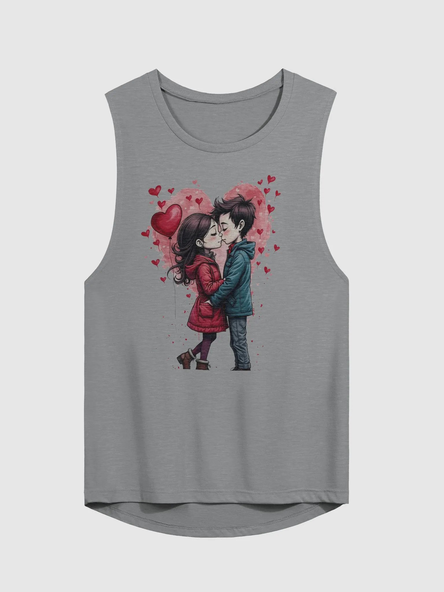 Heartfelt Romance Muscle Tank product image (3)