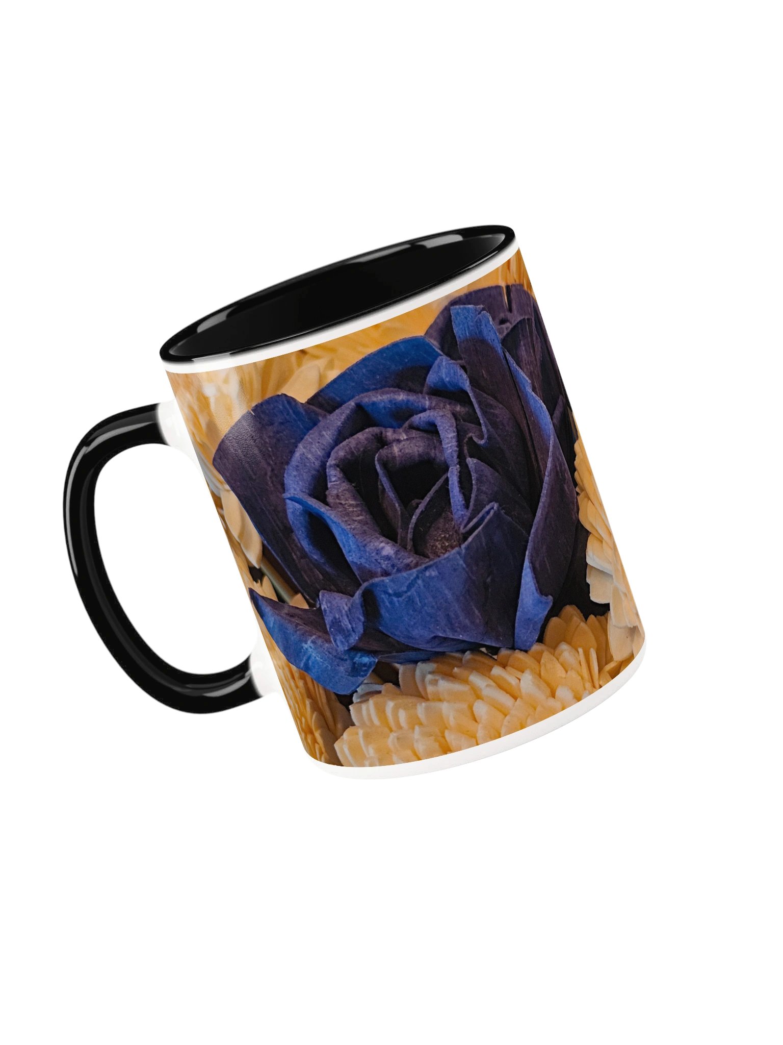 Wooden Flowers 2-tone Ceramic Mug product image (9)