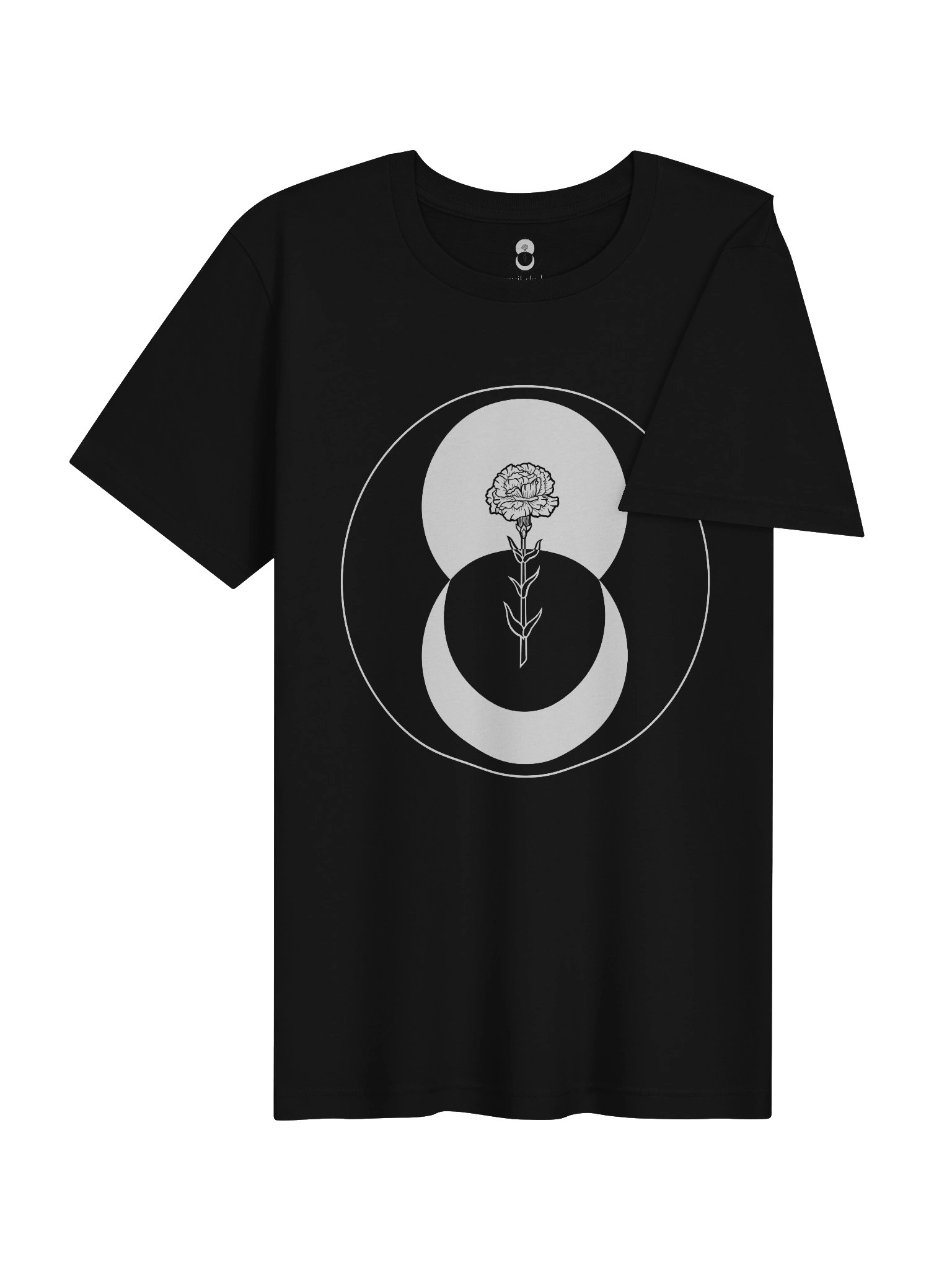 T-shirt graphique – Logo officiel Au seuil de la vie (blanc) product image (4)