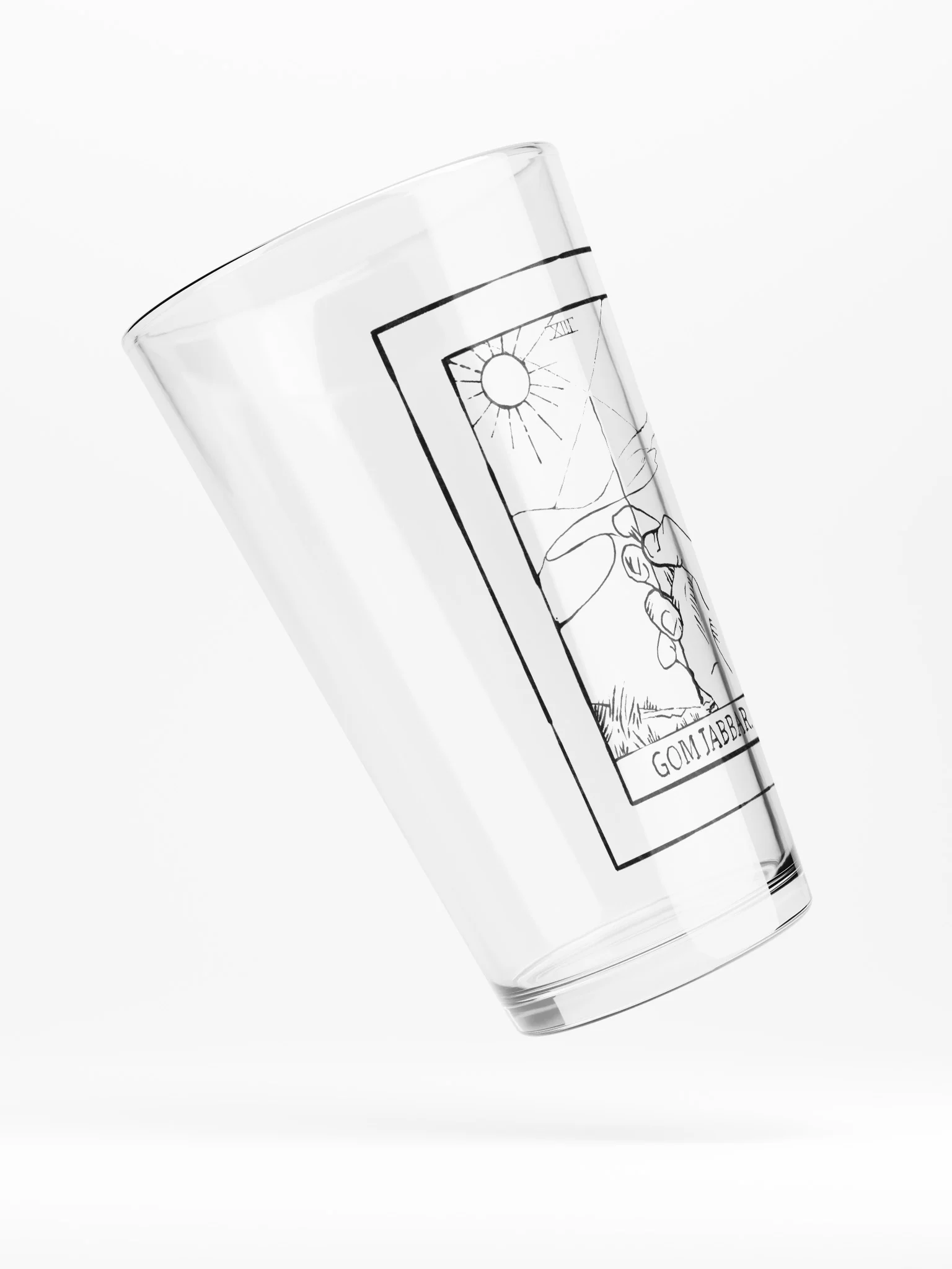 Gom Jabbar Tarot Pint Glass product image (4)
