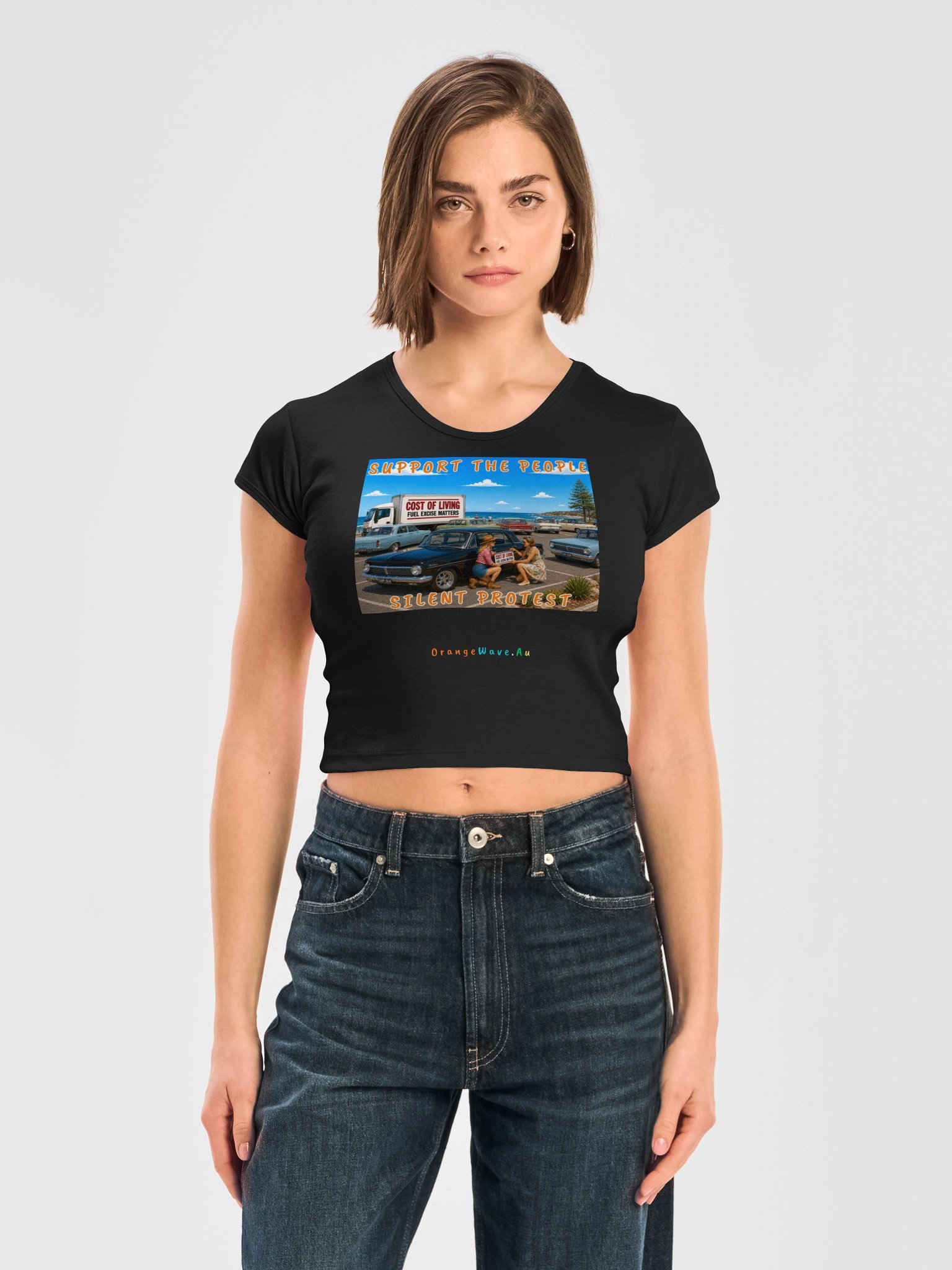 Silent Protest - Support The People Tee product image (9)