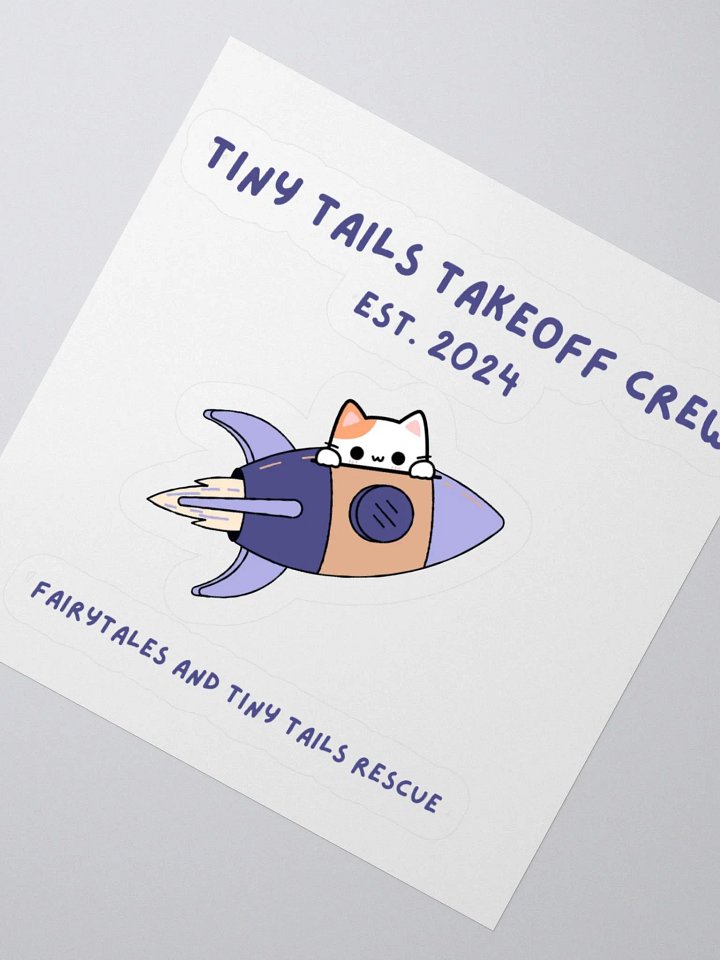 Tiny Tails Take-Off Limited Edition Sticker product image (2)