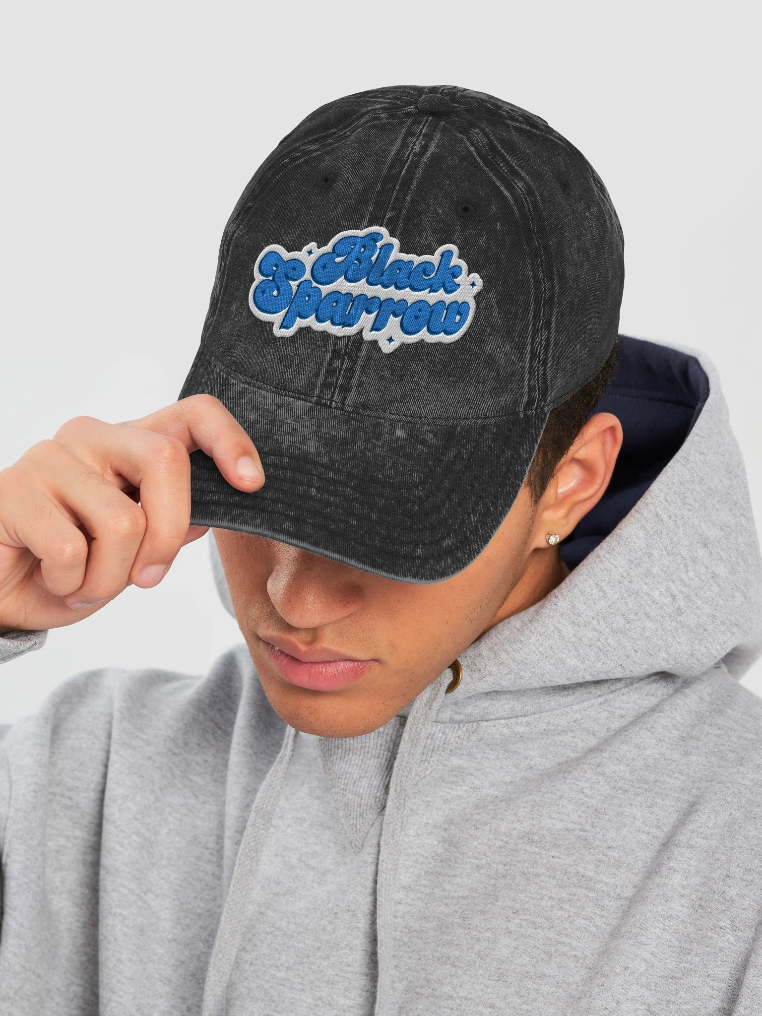 Retro Sparrow distressed dad hat product image (7)