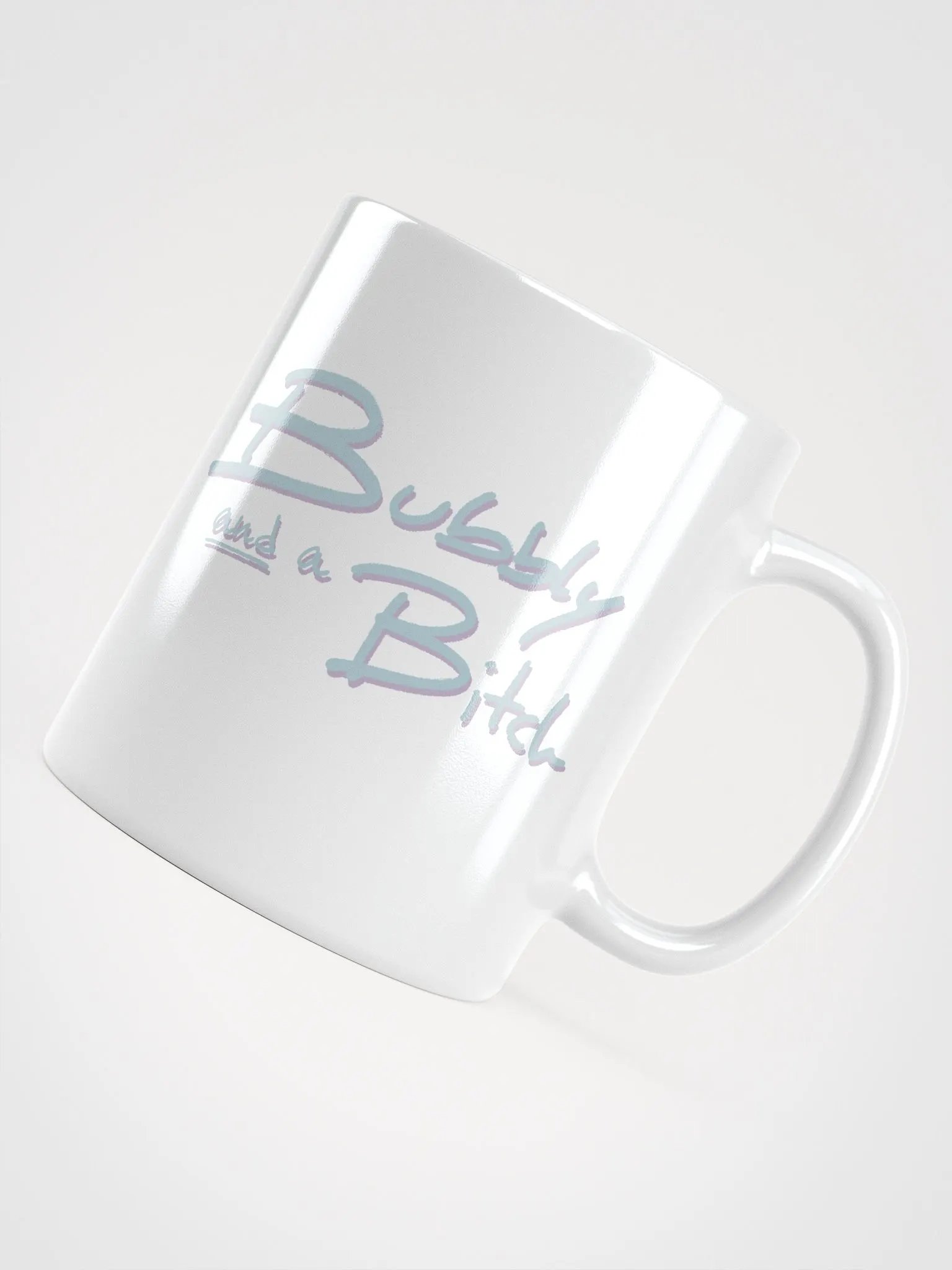 Bubbly and a B*tch (cotton candy shadow design) mug product image (7)