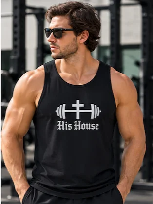 His House Muscle Tank - Black by His House