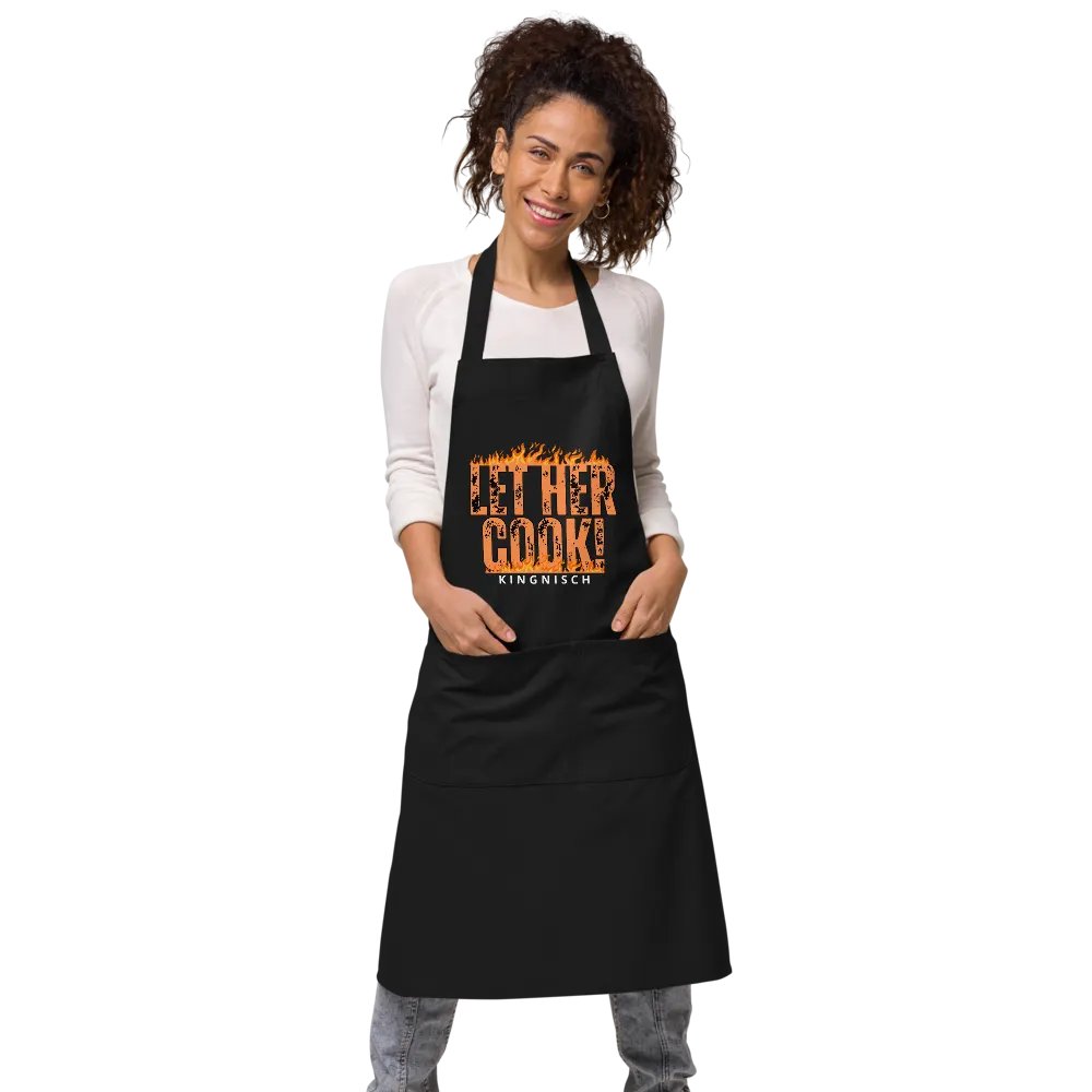 LET HER COOK! Apron product image (1)