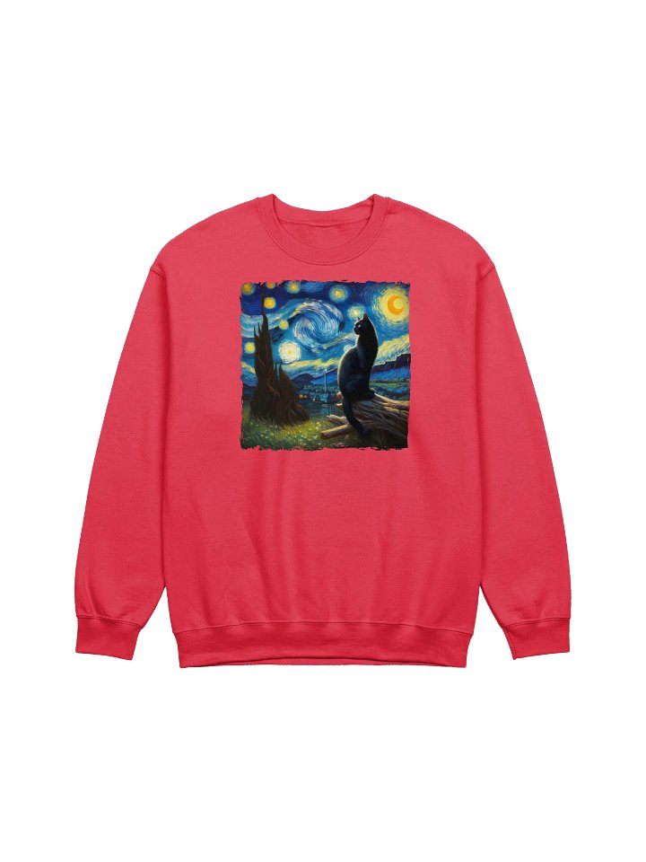 BLACK CAT STARRY NIGHT SWEATSHIRT product image (33)