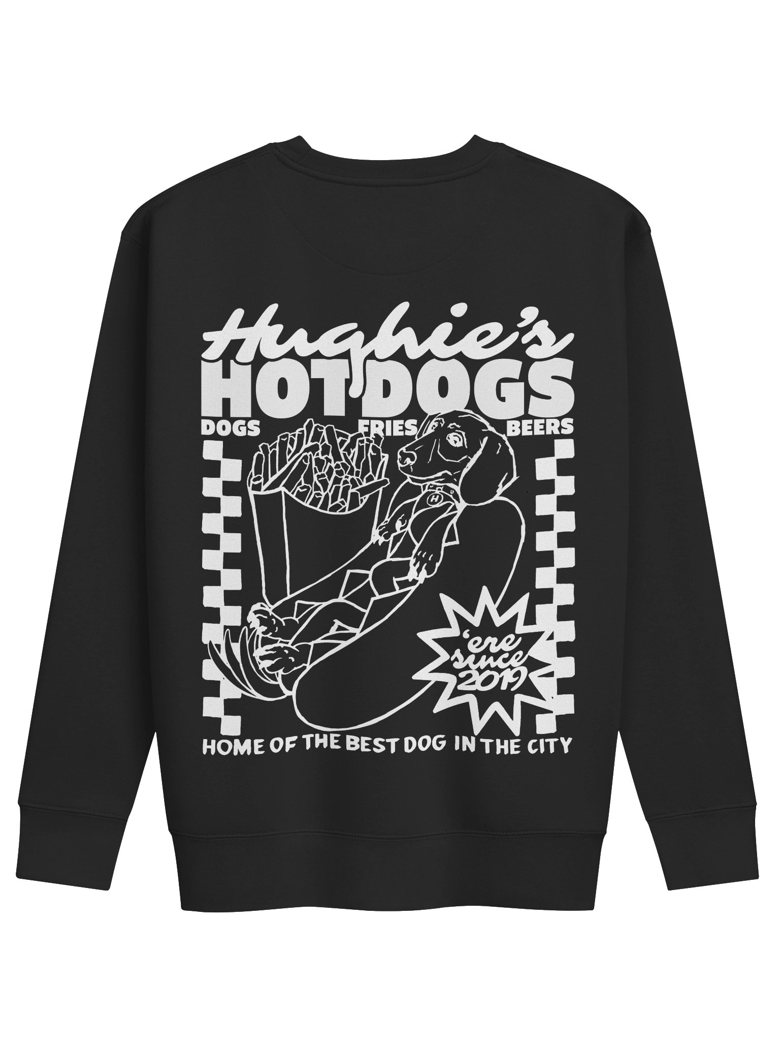 Hughie’s Hot Dogs Sweatshirt product image (2)