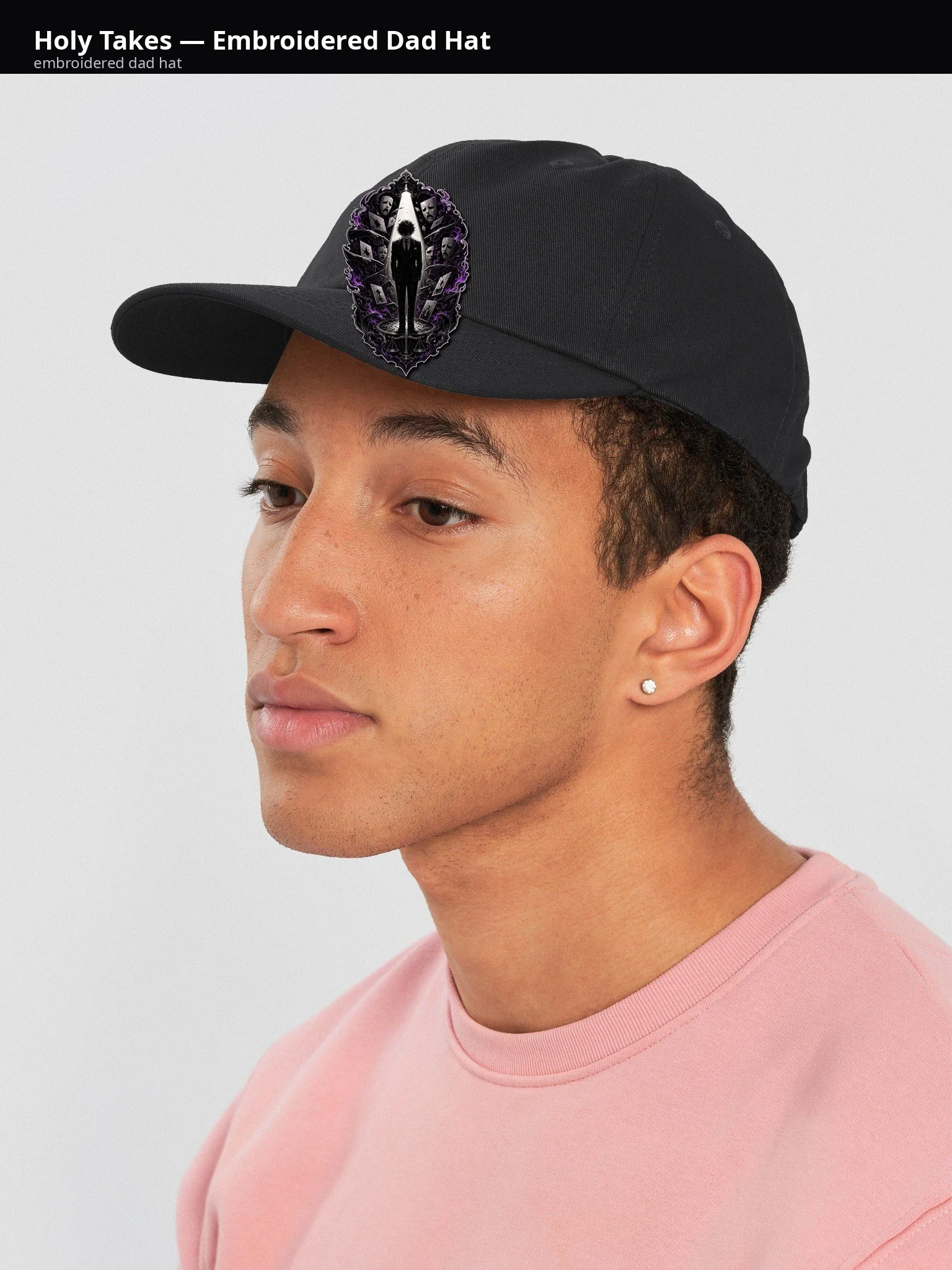 Holy Takes — Embroidered Dad Hat - UQF83g