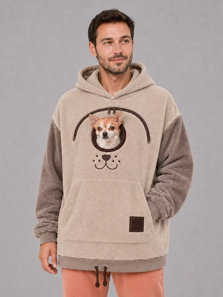 Dog Tote Carier Hoodie product image (2)