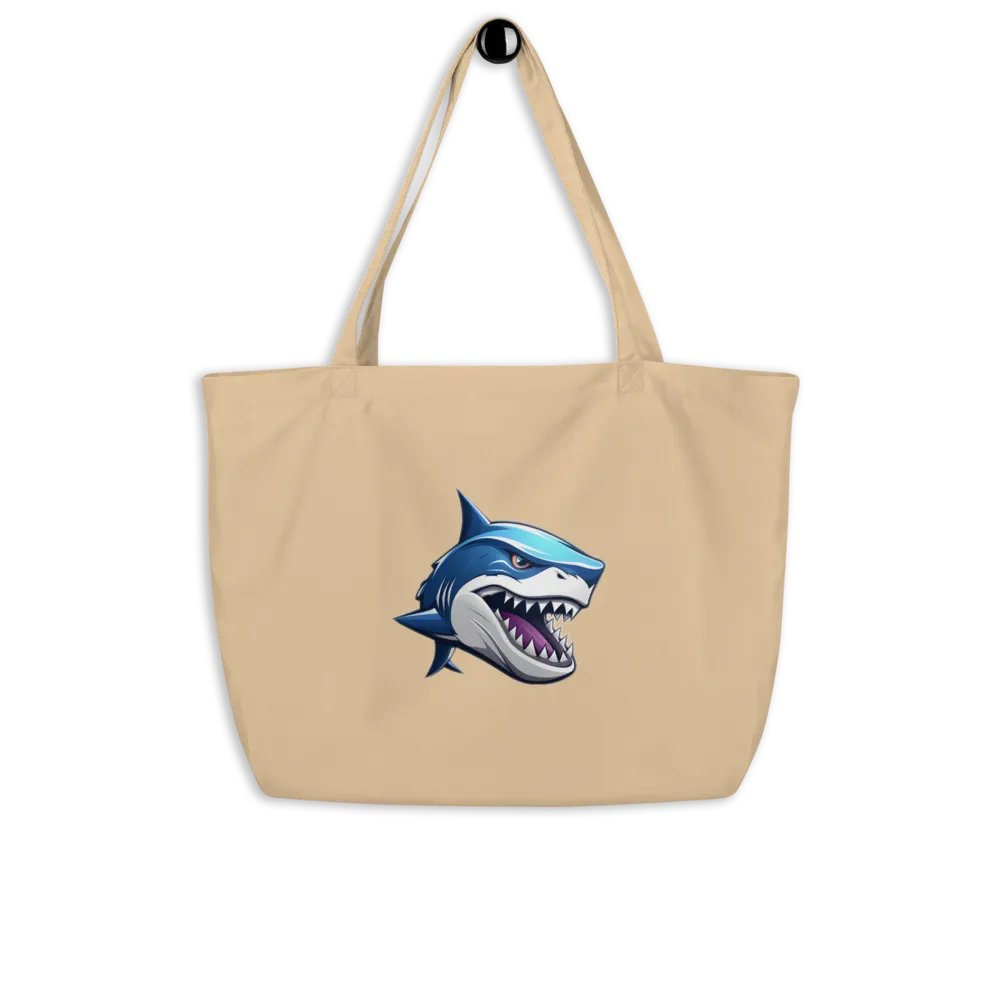 Ferocious Shark Emblem Tote product image (8)