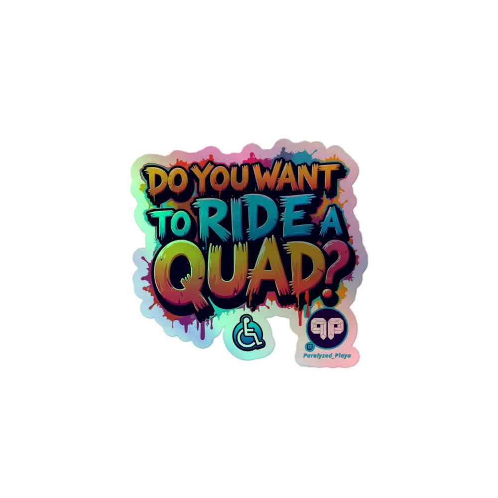 Ride a Quad Sticker! product image (1)