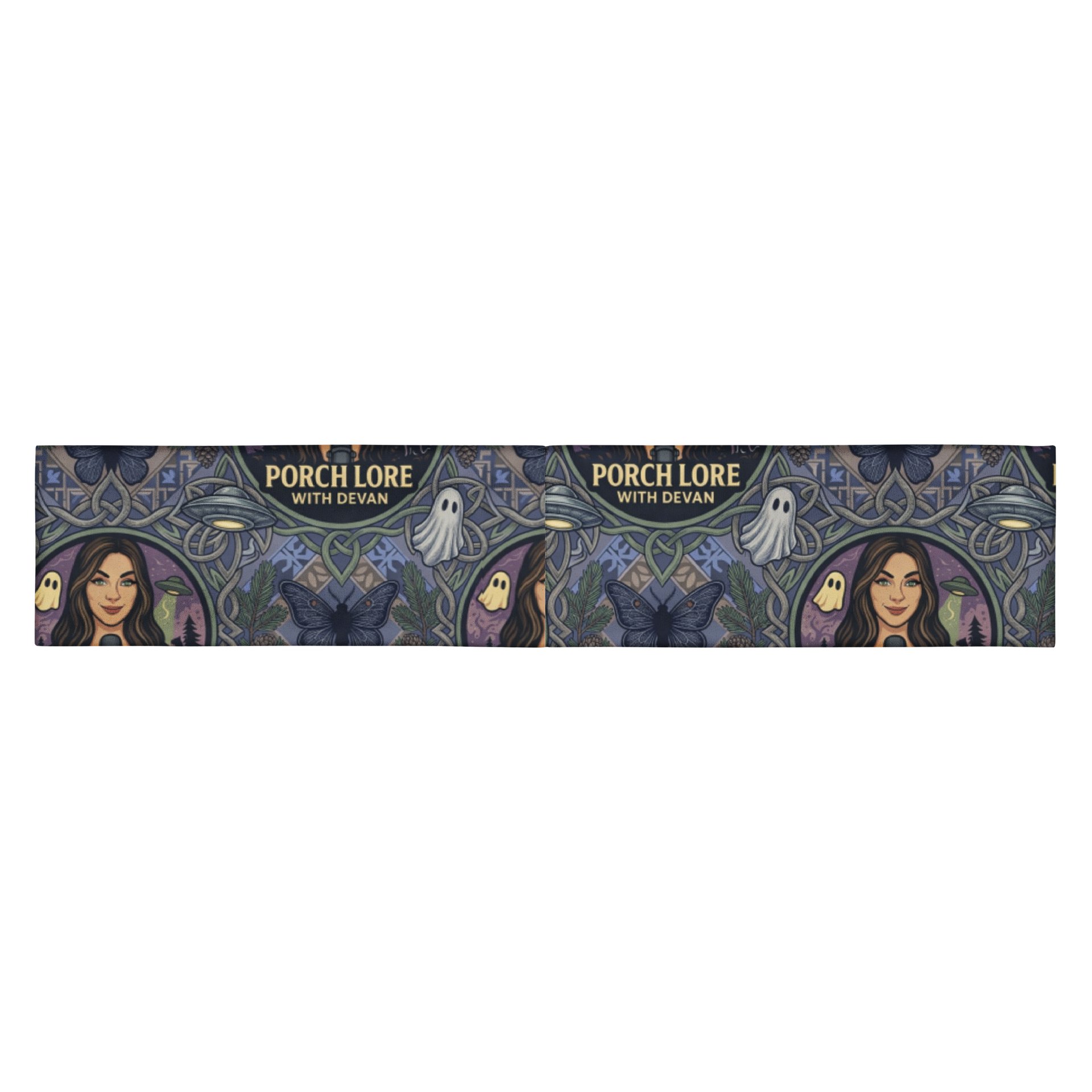 PORCH LORE DEVAN PERIWINKLE MOTH HEADBAND product image (3)