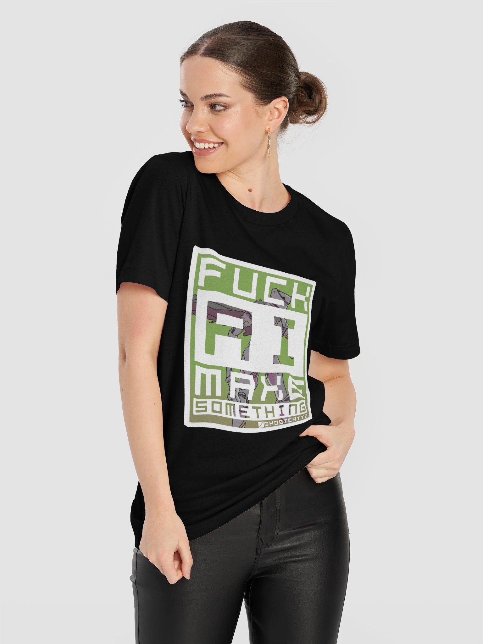 F*ck AI, make something - Bella/Canvas Shirt product image (11)