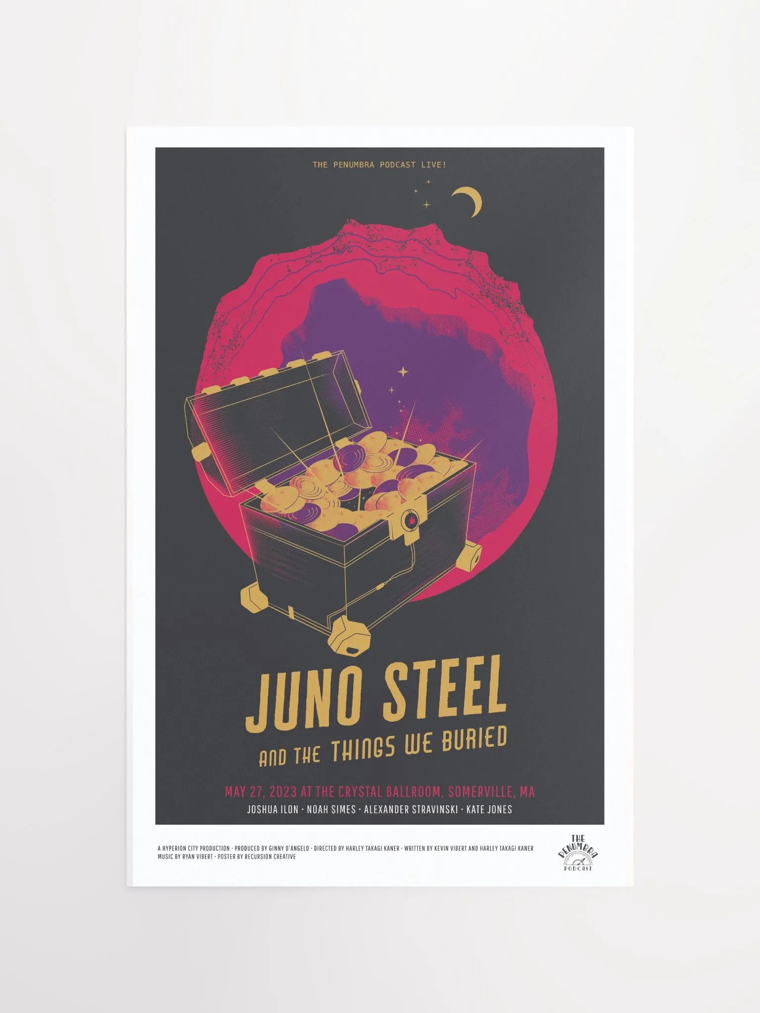 Juno Steel and the Things We Buried LIVE Show Poster product image (4)