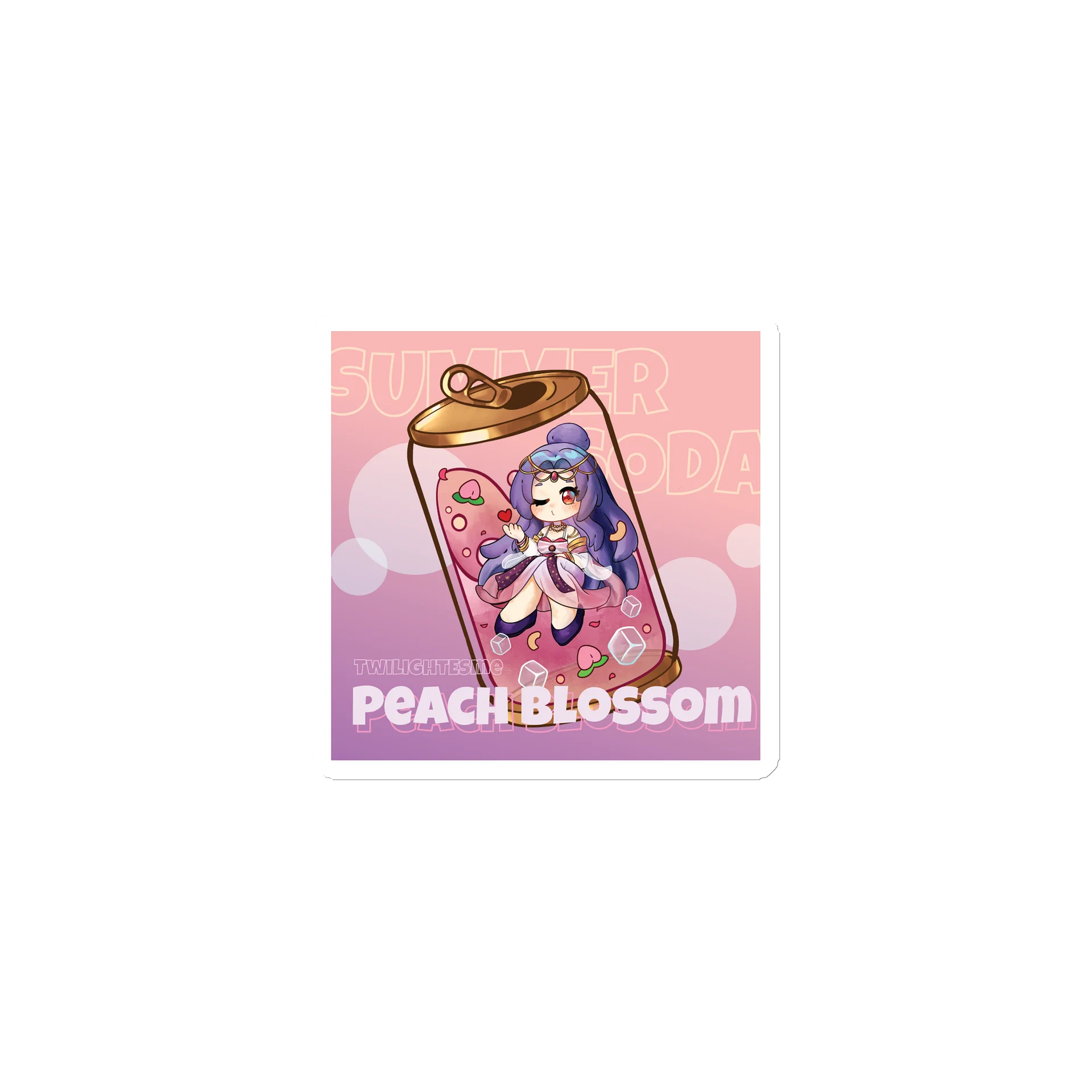 ⚠️ Limited Summer Drop: Summer Soda Peach Blossom Magnet product image (1)