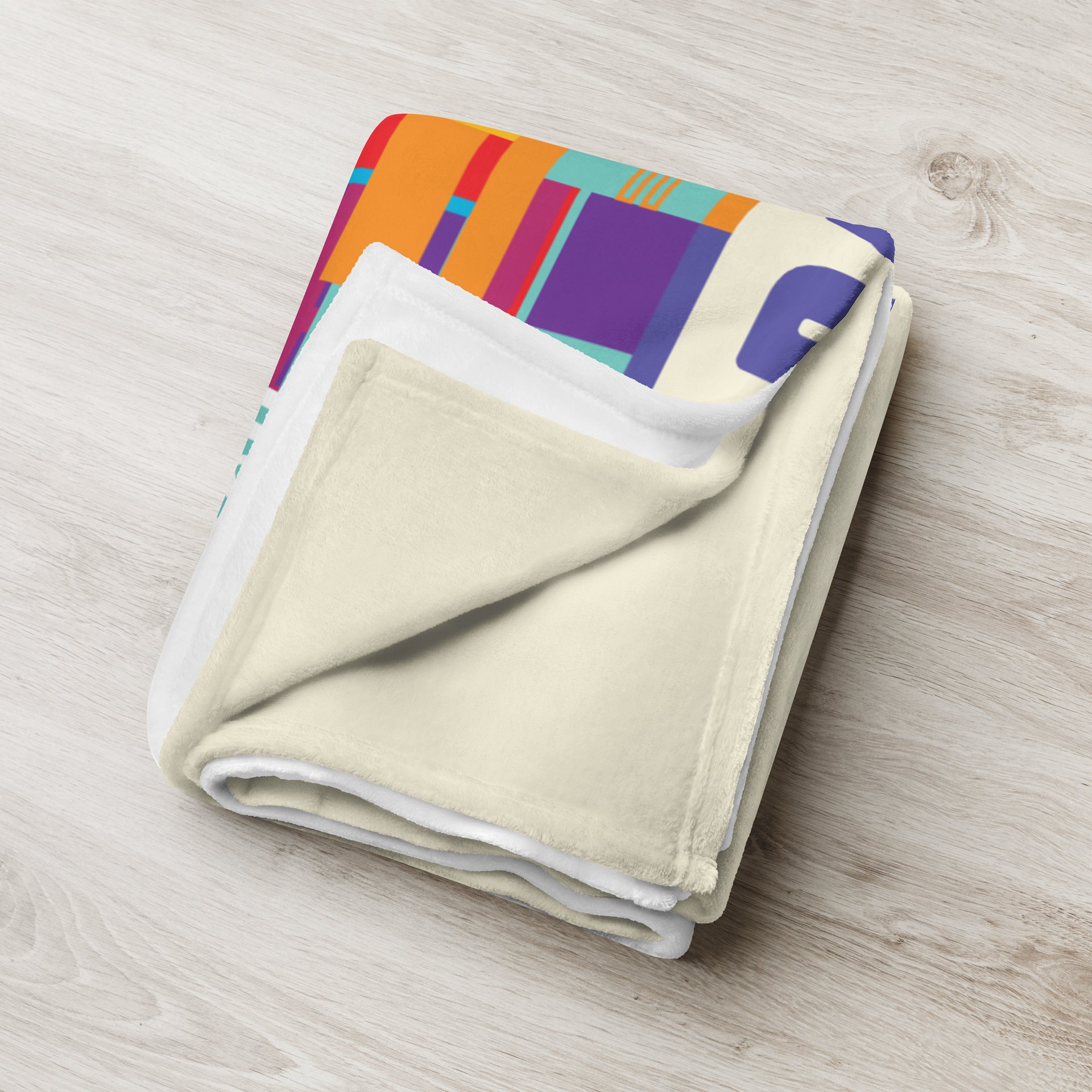 Aurora Cityscape Throw Blanket (Multicolor) product image (3)