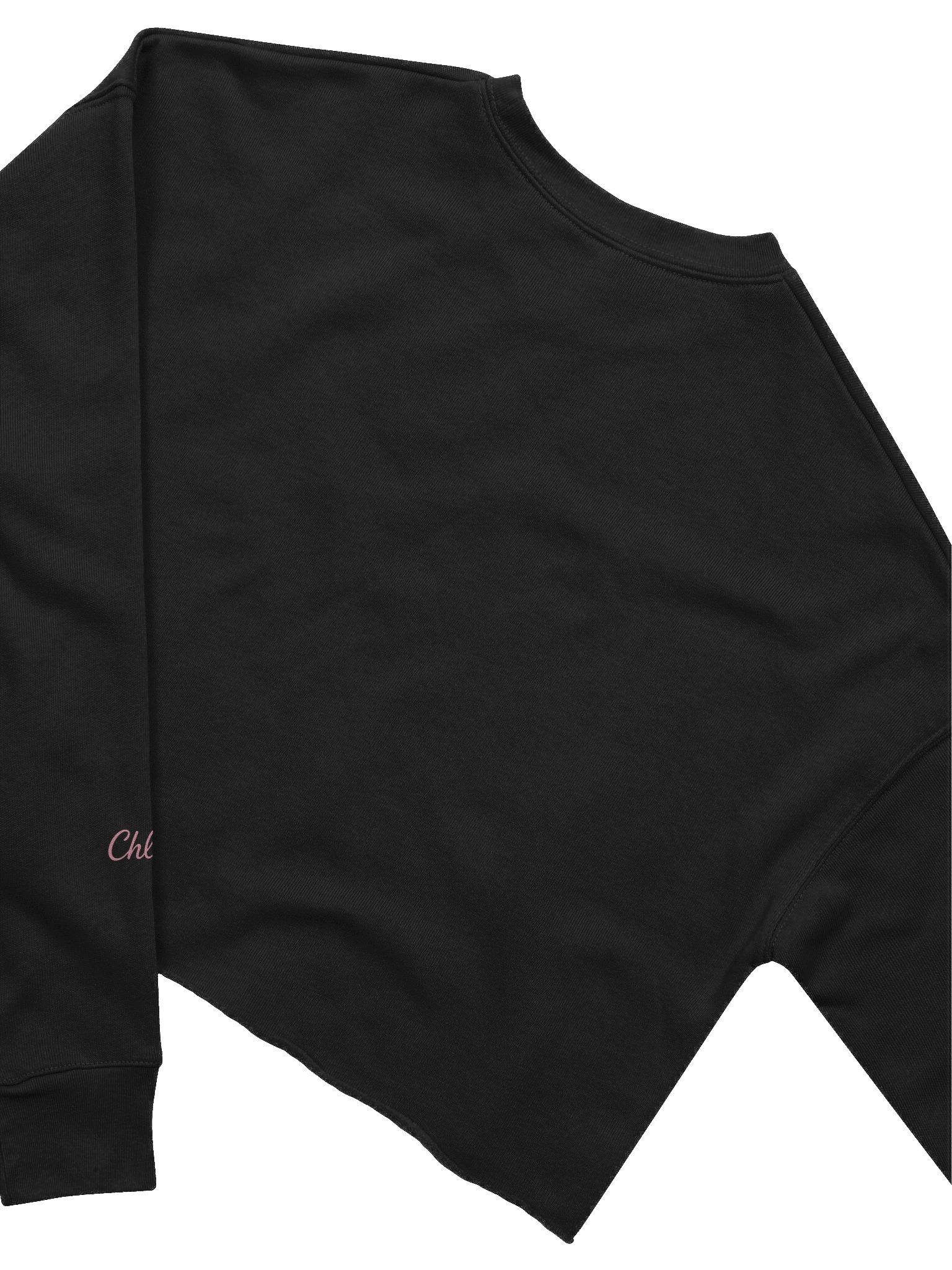 Chic Cursive Crop Sweatshirt - Chlobird Collection product image (4)
