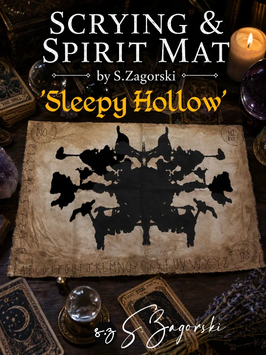 SLEEPY HOLLOW | 1/1 Original Canvas | Scrying & Spirit Divination Mat product image (1)
