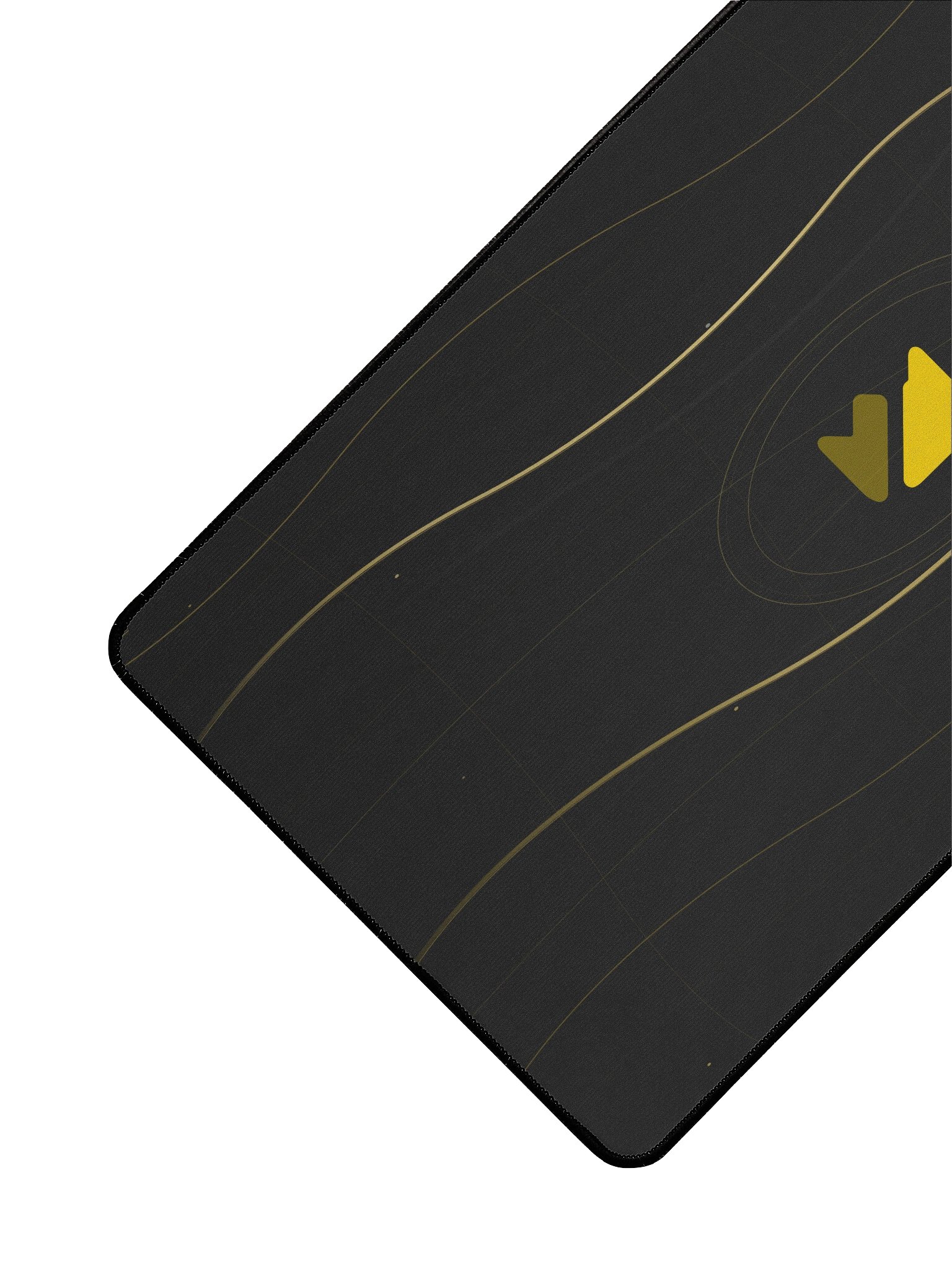 Black & Gold Large Desk Mat 15.5 x 31.5 product image (3)