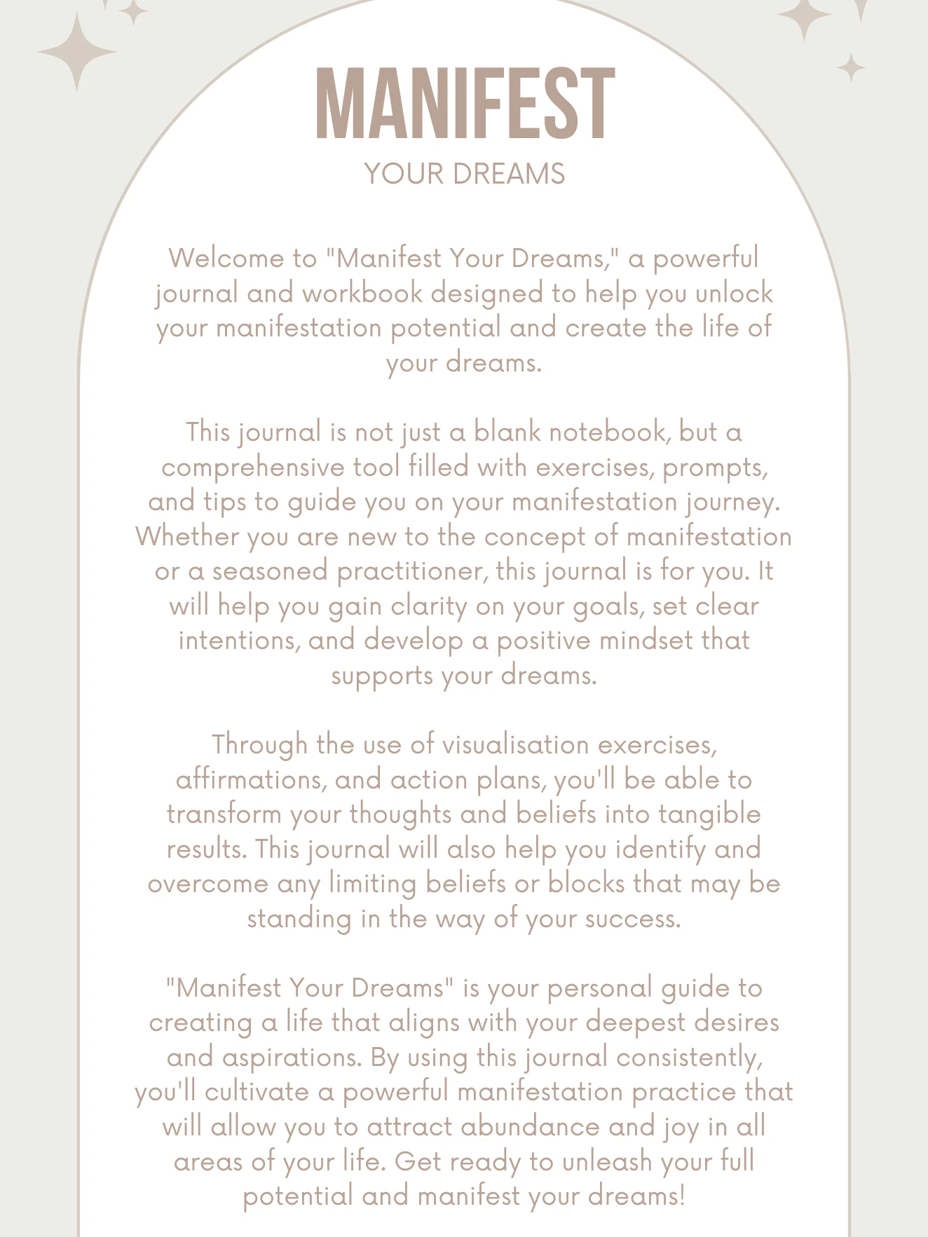 Your Manifestation Journey Workbook product image (2)