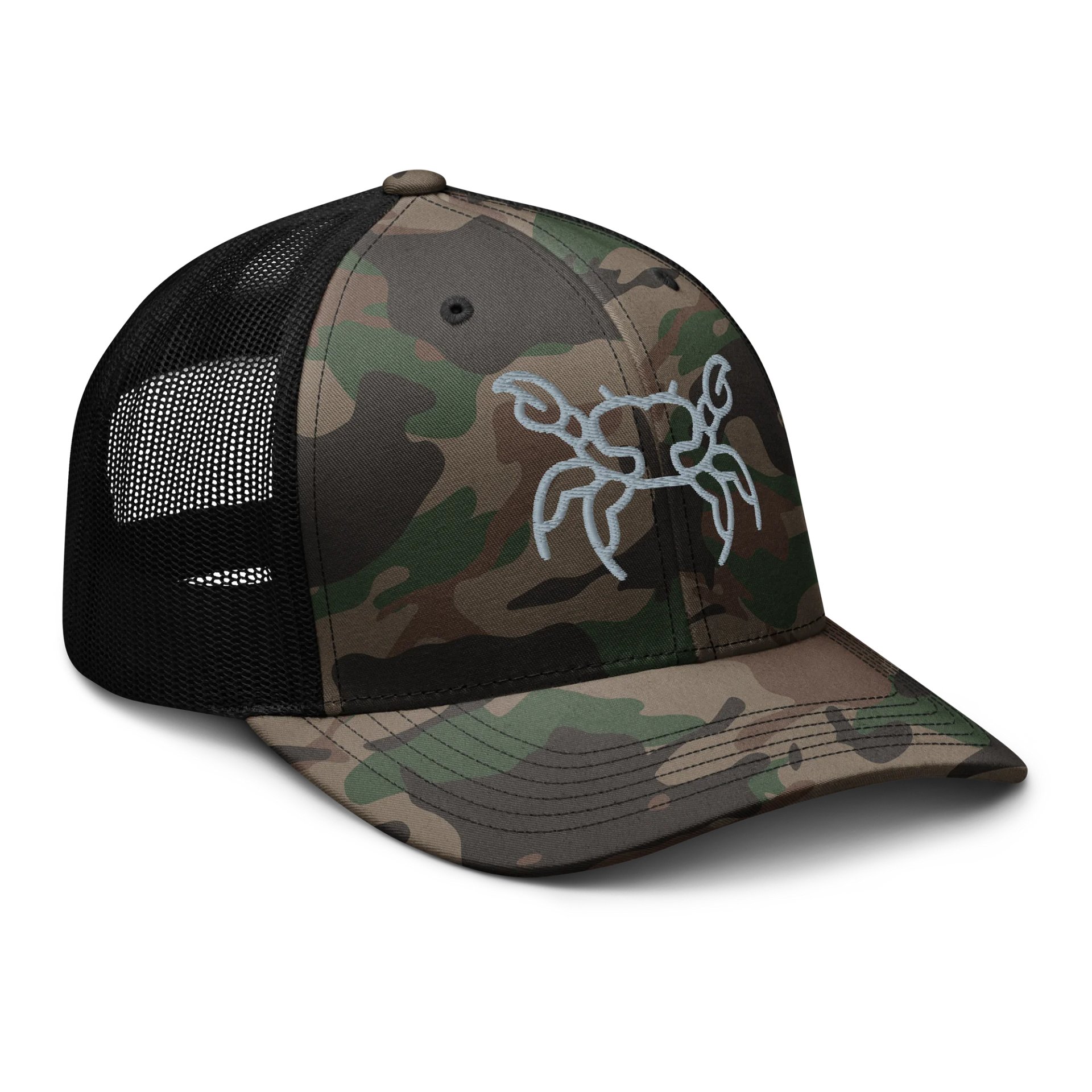 Symmetrical Crab Camo Trucker Hat product image (8)