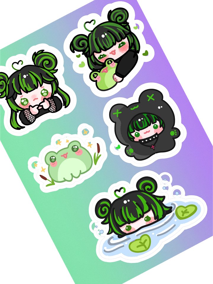 Chibi Vex Sticker Sheet pt 2 product image (1)