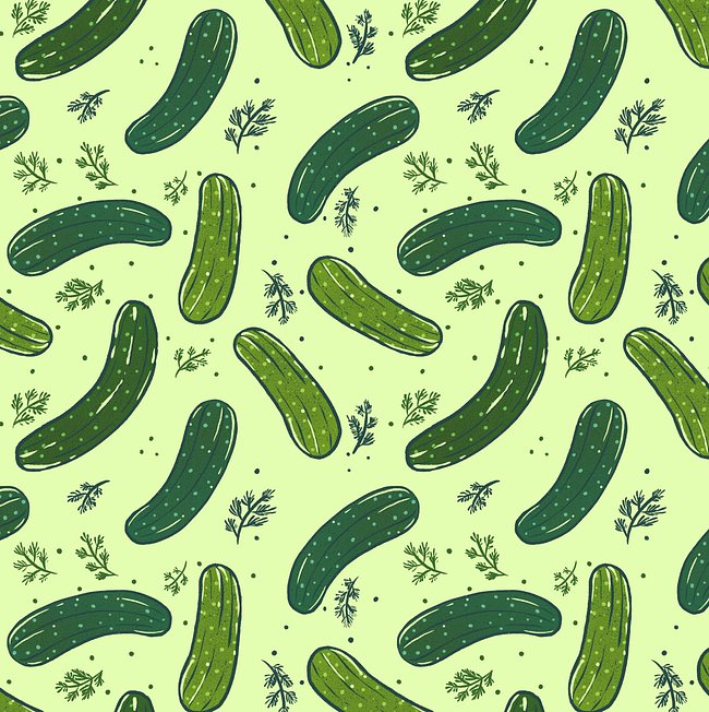 Dill Pickles Pattern