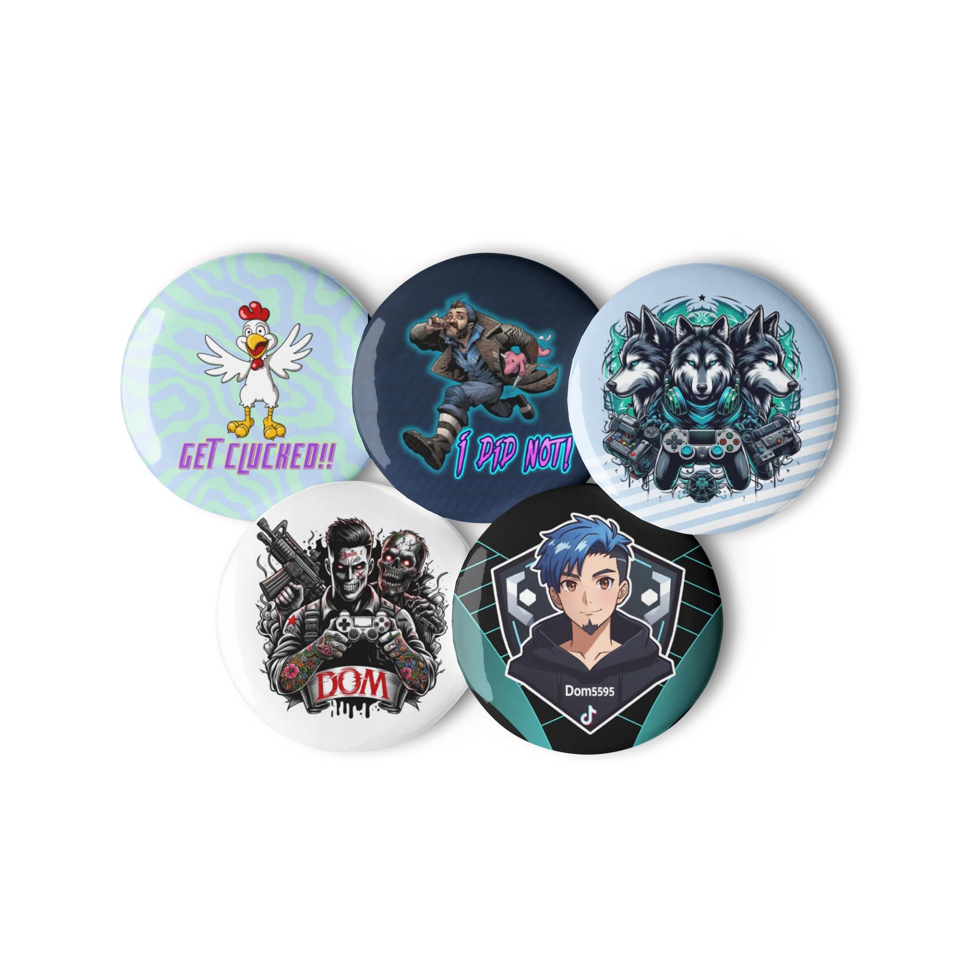 Gamer Pin Button Set product image (2)