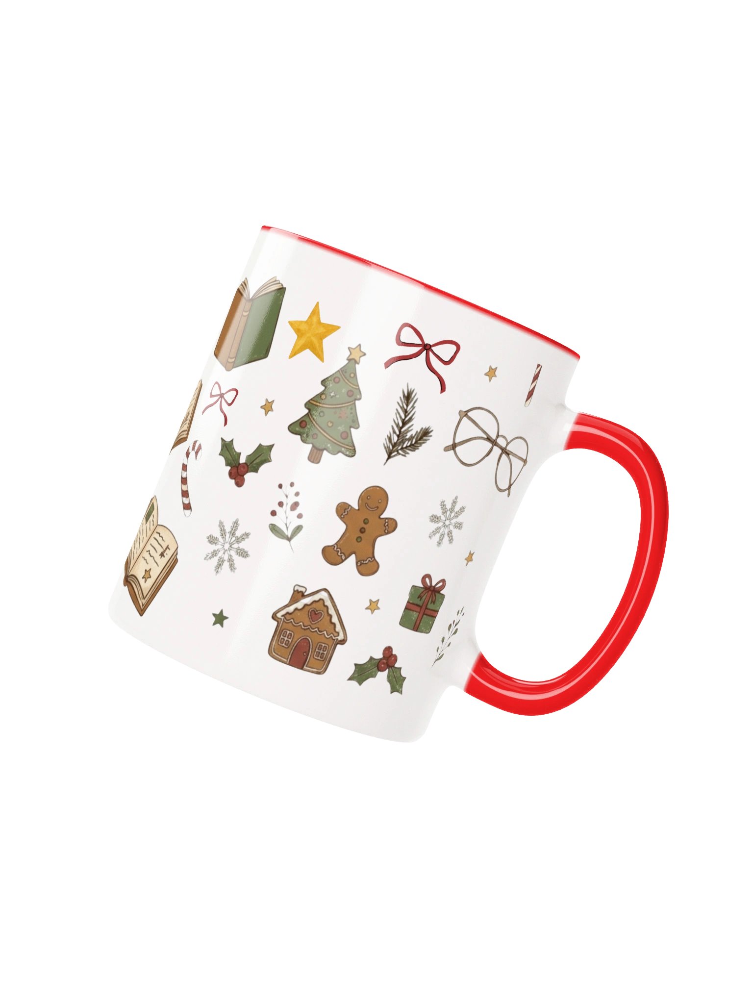 Bookish Christmas Mug – Cozy Gift for Book Lovers & Readers product image (4)