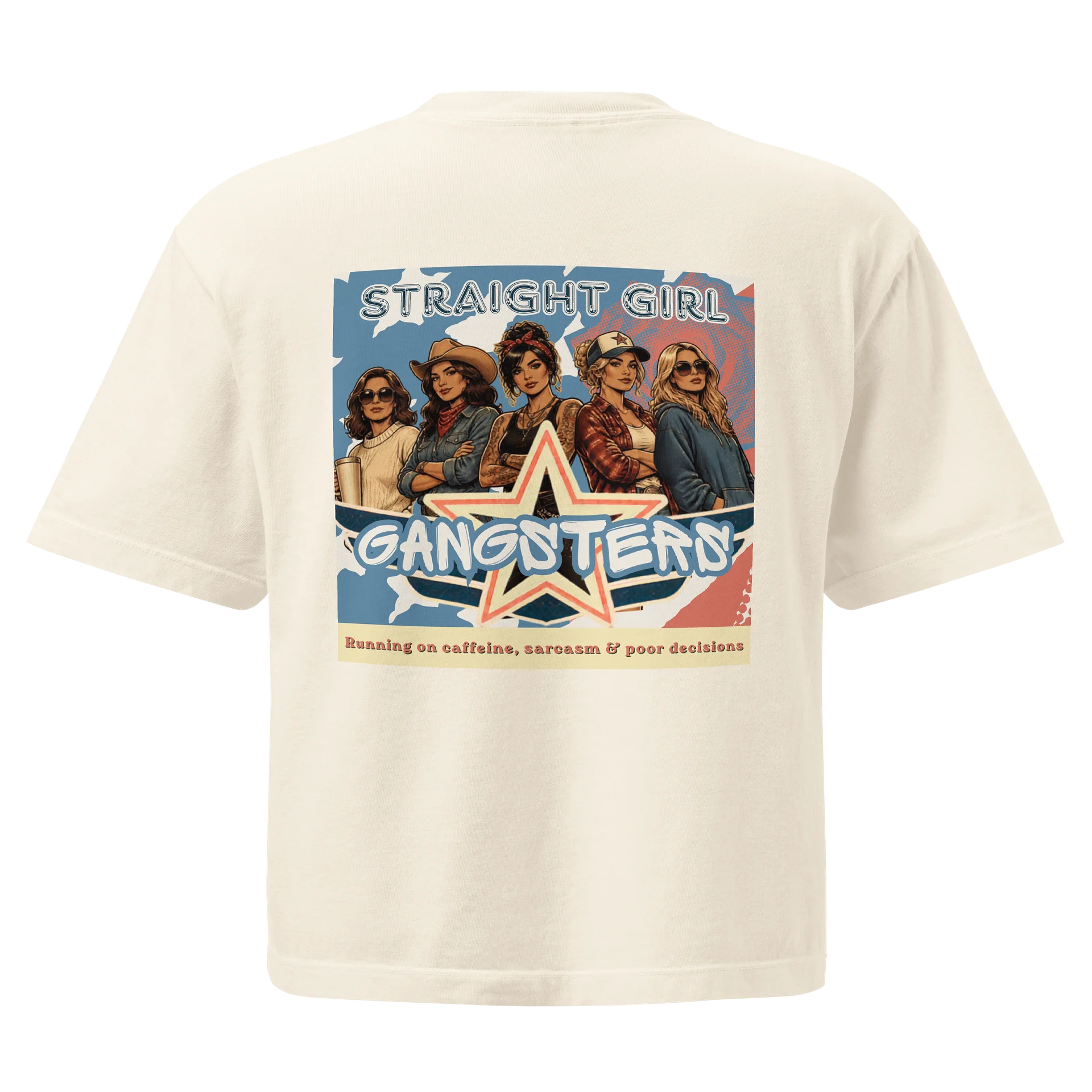 Straight Girl Gangsters (boxy tee) product image (4)
