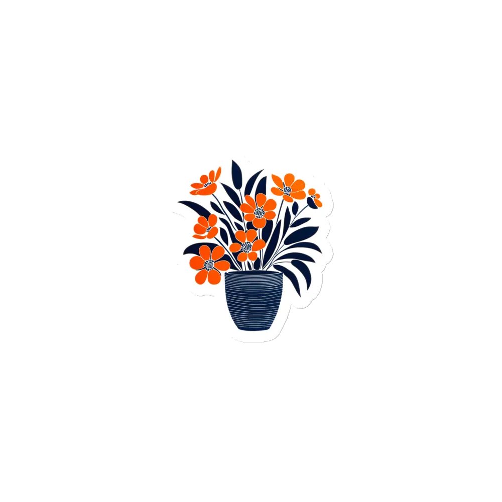 Graphic Potted Plant Magnets product image (1)
