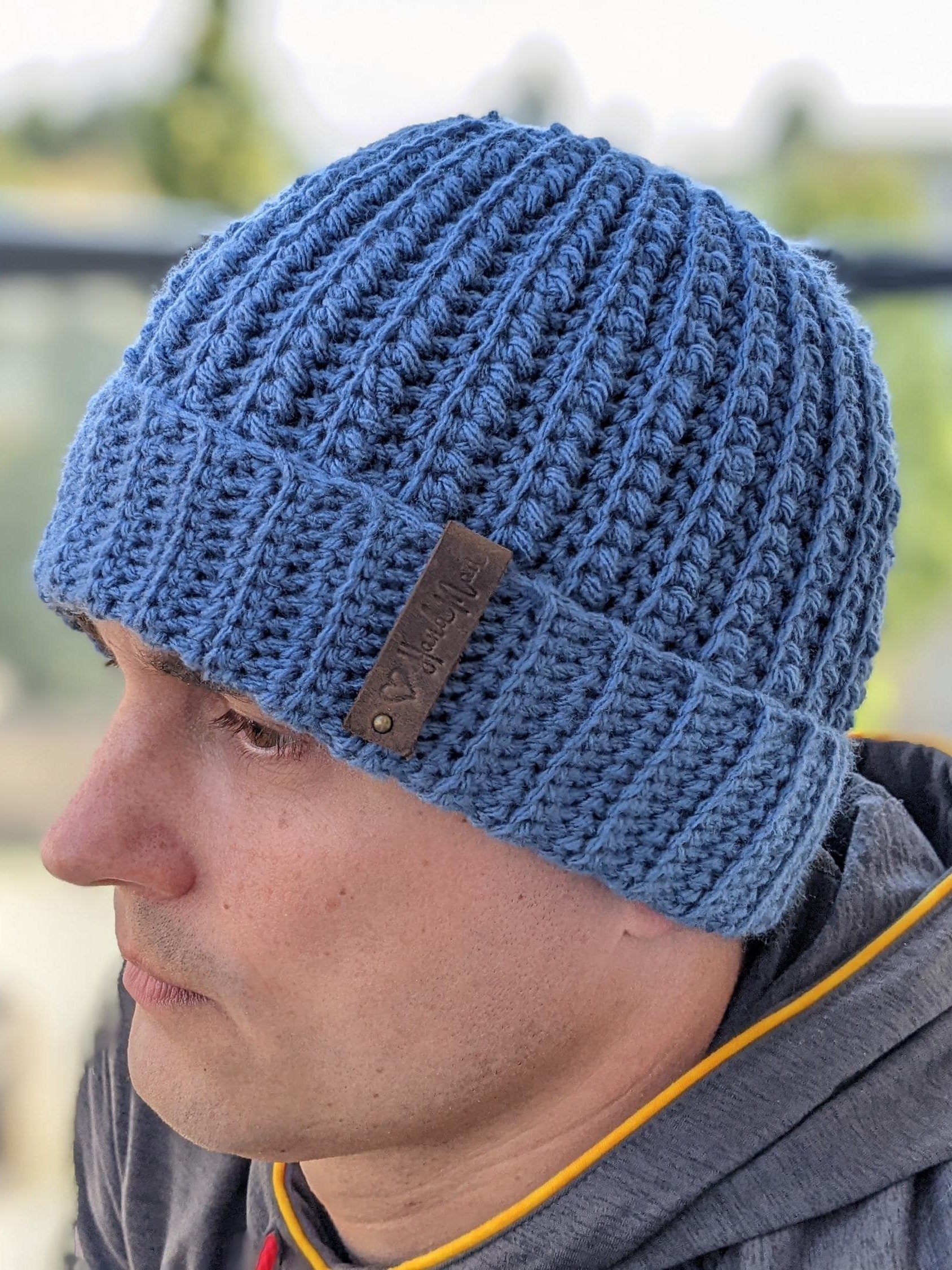 Crochet Nomad Beanie Pattern for Men product image (4)