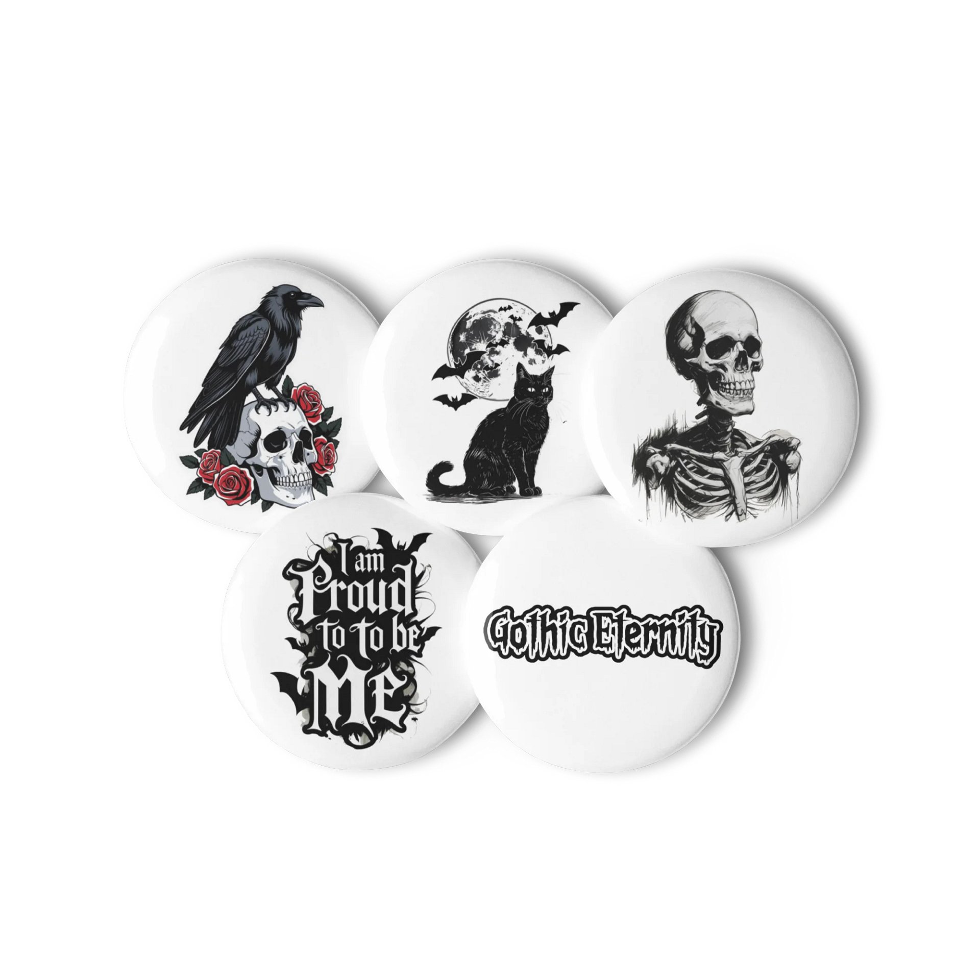 Set White Badges product image (3)