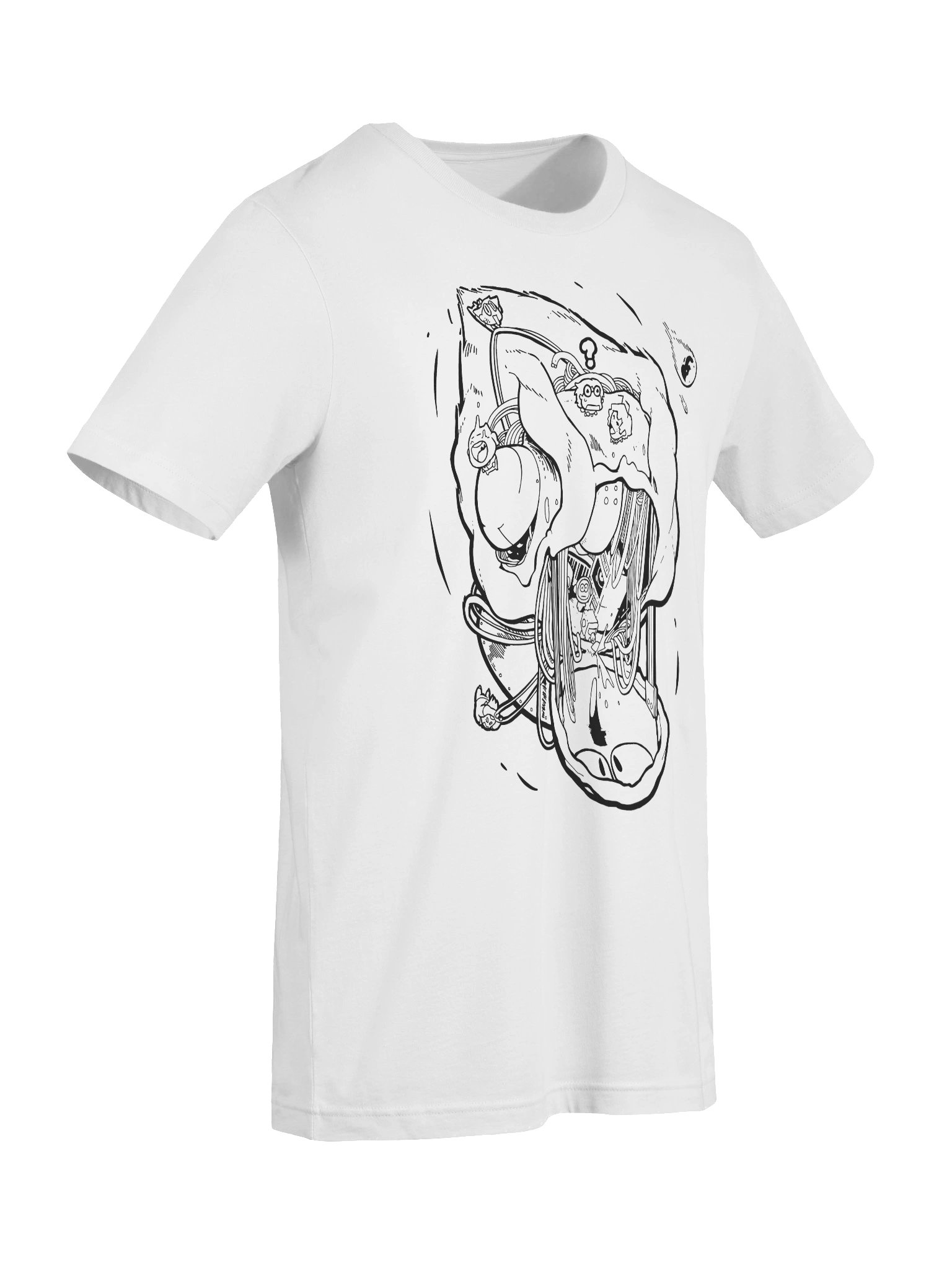 Crashing DeeDee Tee (White/Heather) product image (2)