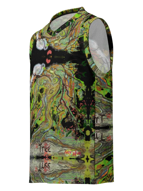 ArtyWear Maximalist Sleeveless Unisex Jersey 'Tree' product image (4)
