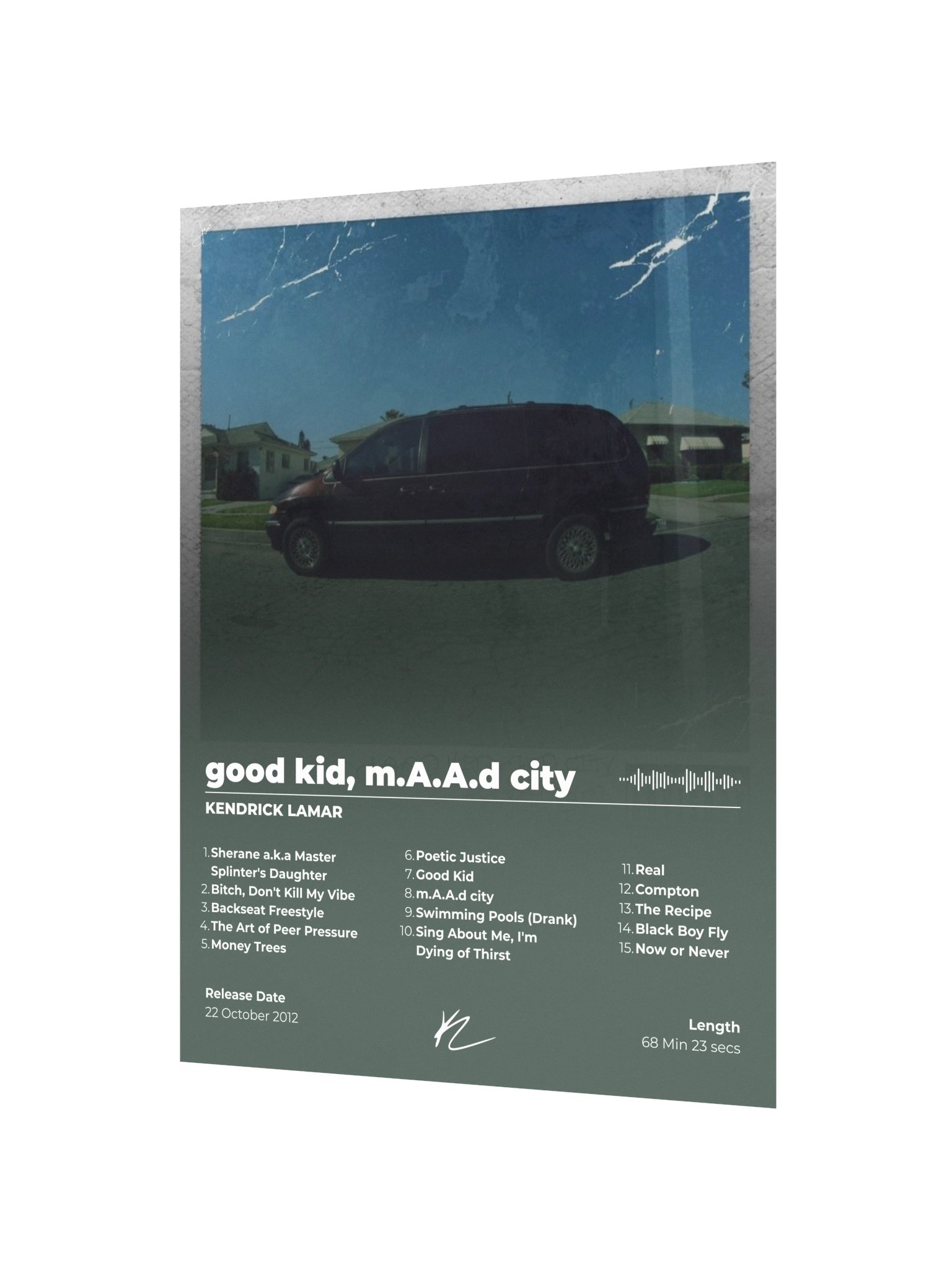 Kendrick Lamar GKMC Poster product image (4)