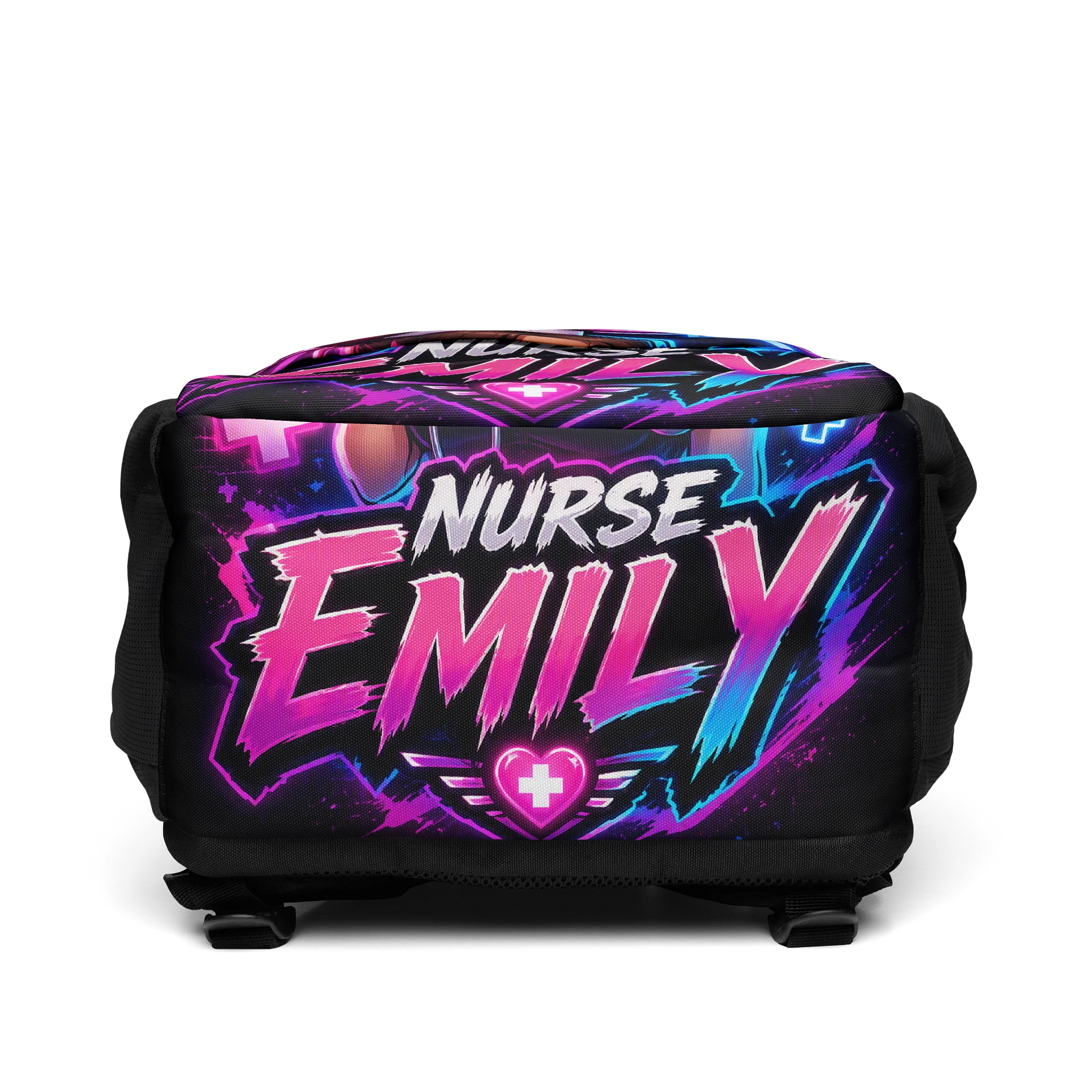Nurse Emily Neon Cartoon Laptop Backpack product image (3)