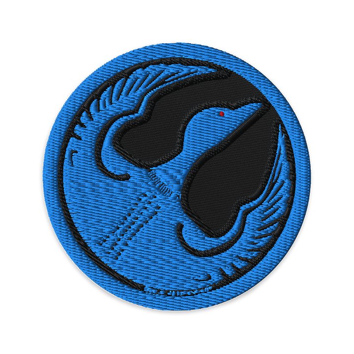 Rebel Loon Patch - Light Blue & Black product image (1)