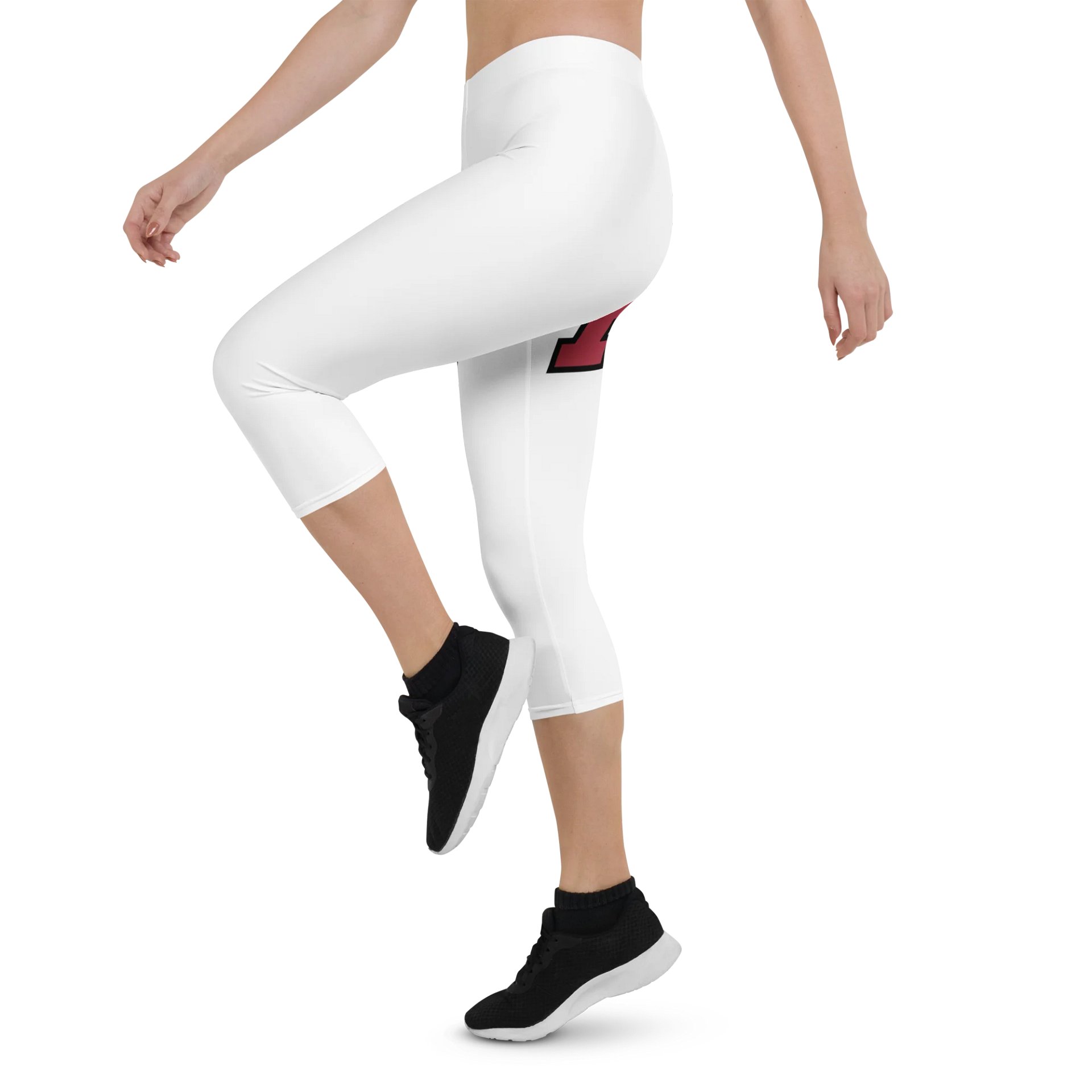 Stylish Stylized Elephant Capri Leggings product image (3)