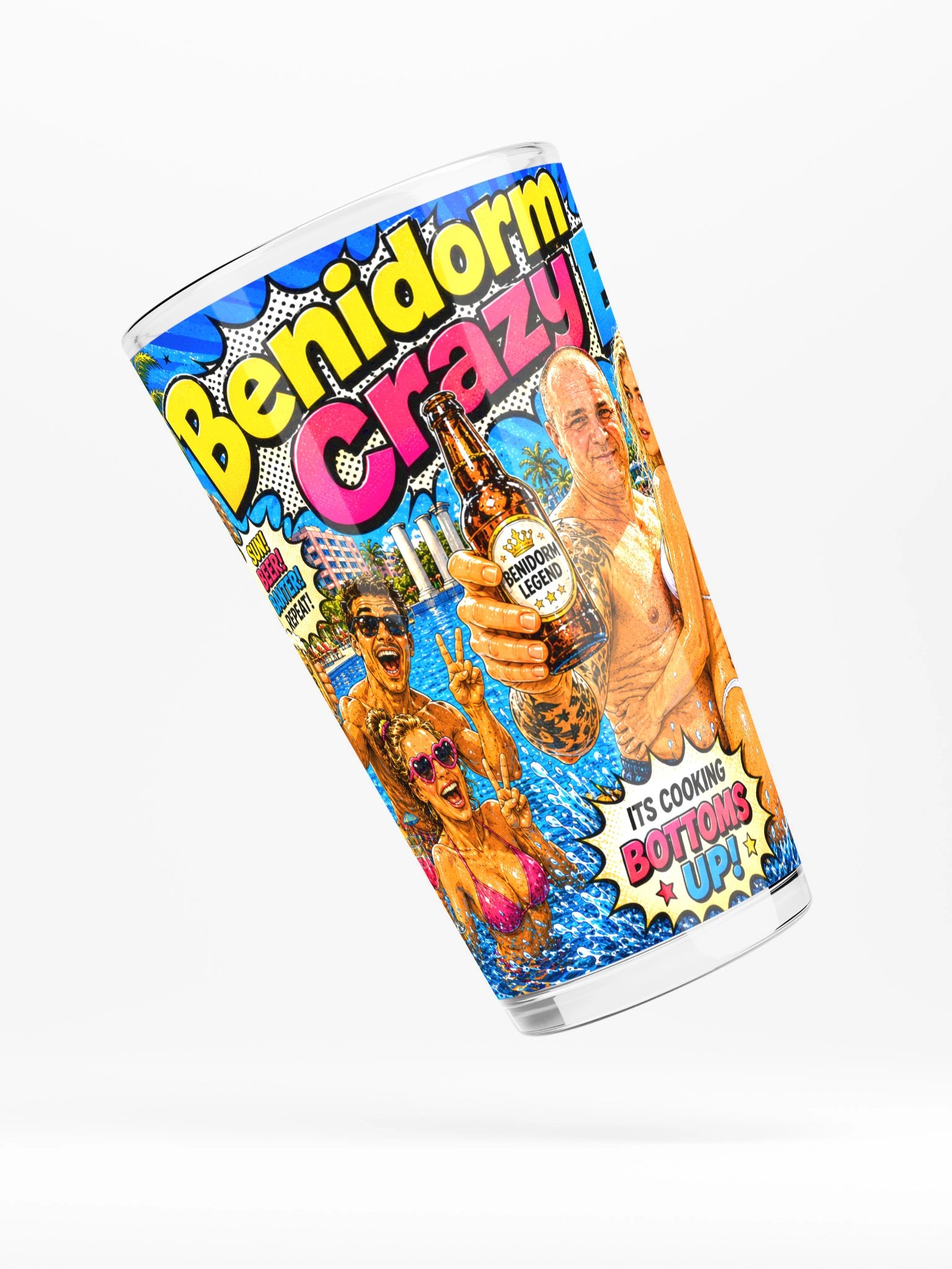 Benidorm Crazy E Pint Glass Its Cooking product image (4)