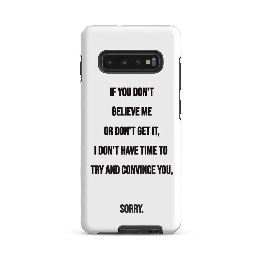 SATOSHI Quote - Samsung Hard Case product image (47)